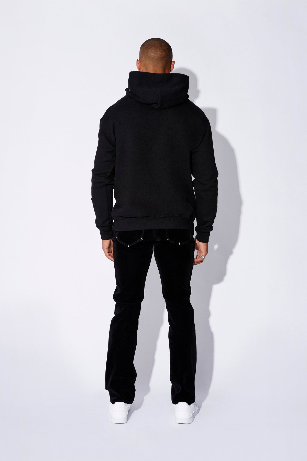 NASH HOODIE | BLACK OLD ENGLISH ROAD TO AWE