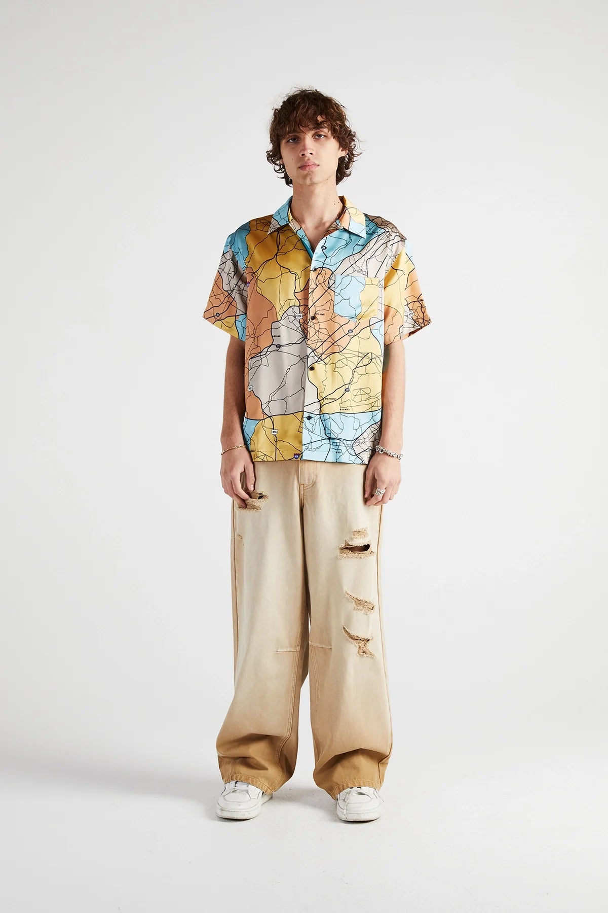 SILK SHORT SLEEVE SHIRT | ROAD MAP