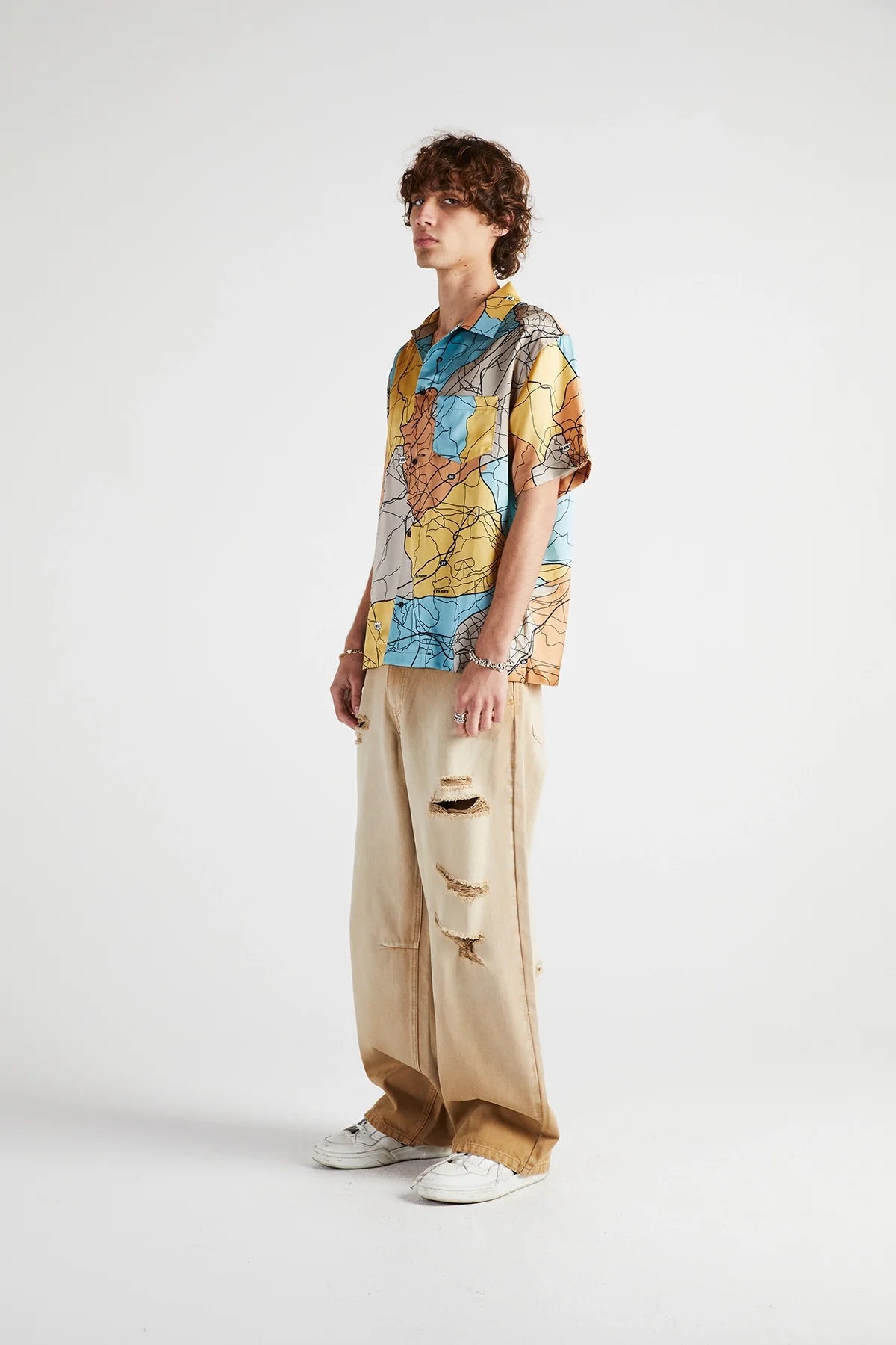 SILK SHORT SLEEVE SHIRT | ROAD MAP