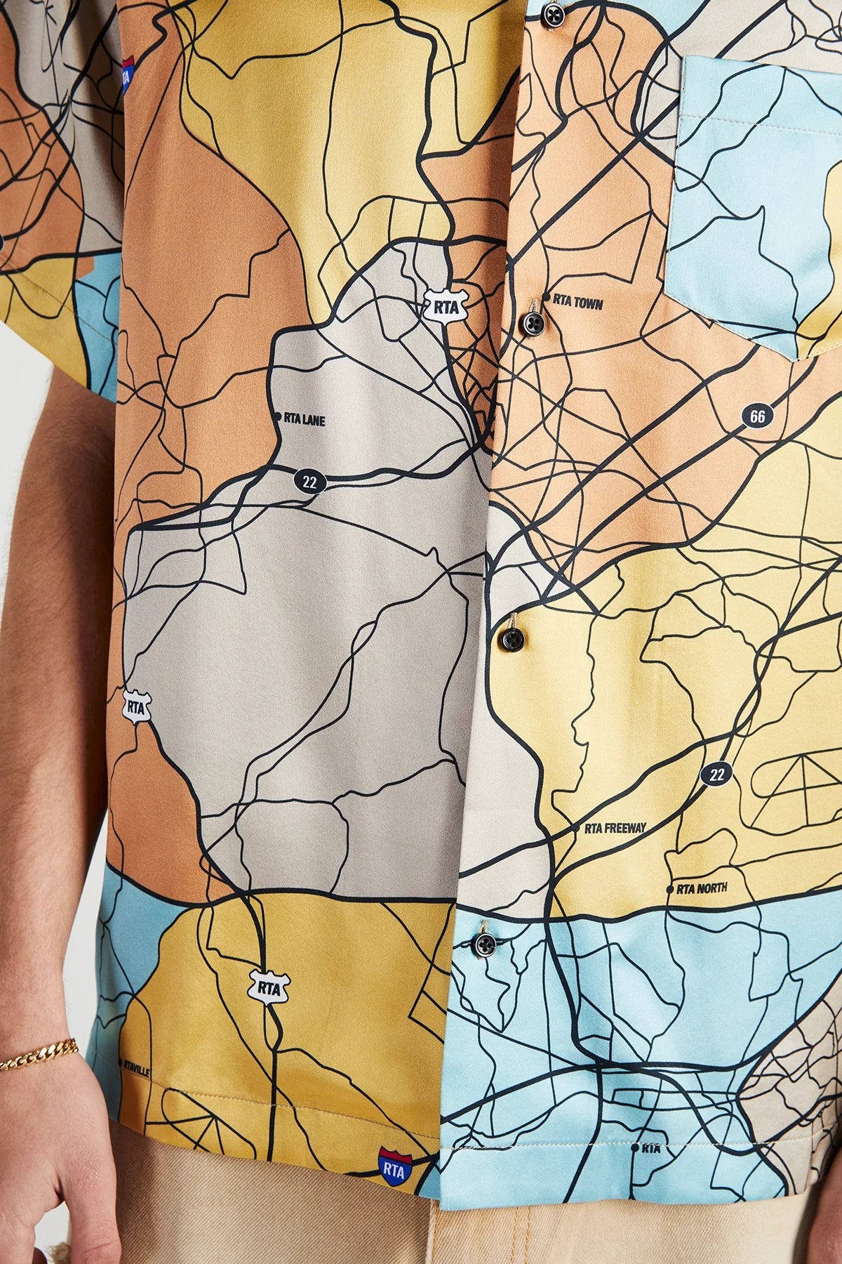 SILK SHORT SLEEVE SHIRT | ROAD MAP