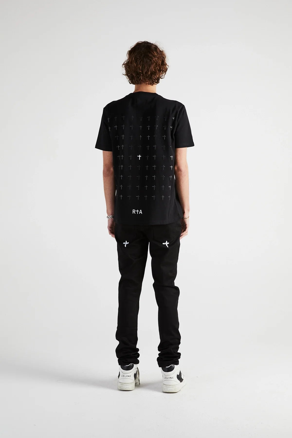LIAM TEE | BLACK RIP CROSS