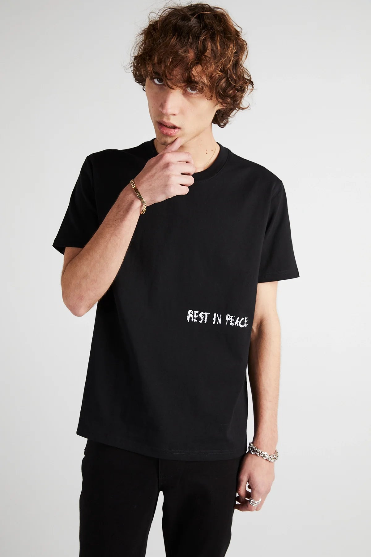 LIAM TEE | BLACK RIP CROSS