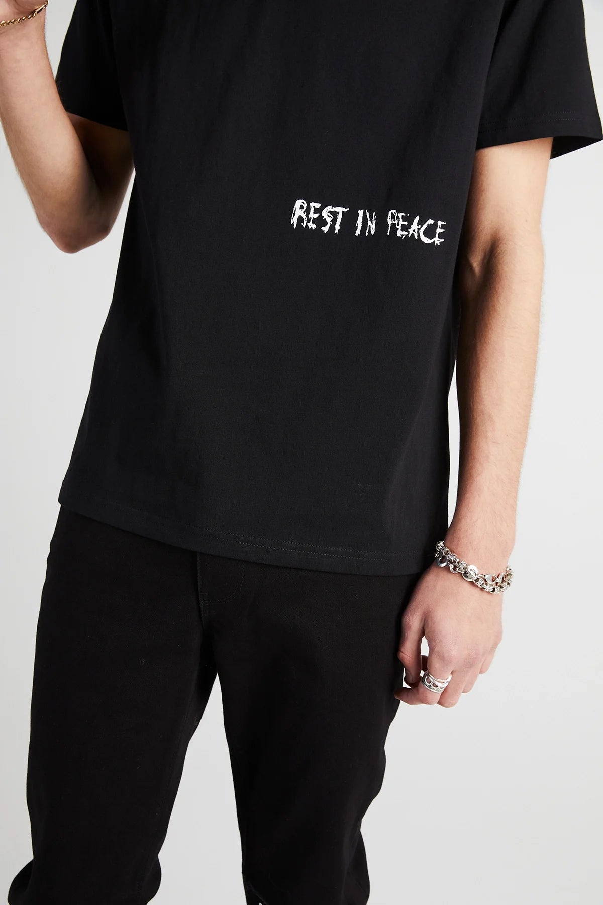 LIAM TEE | BLACK RIP CROSS