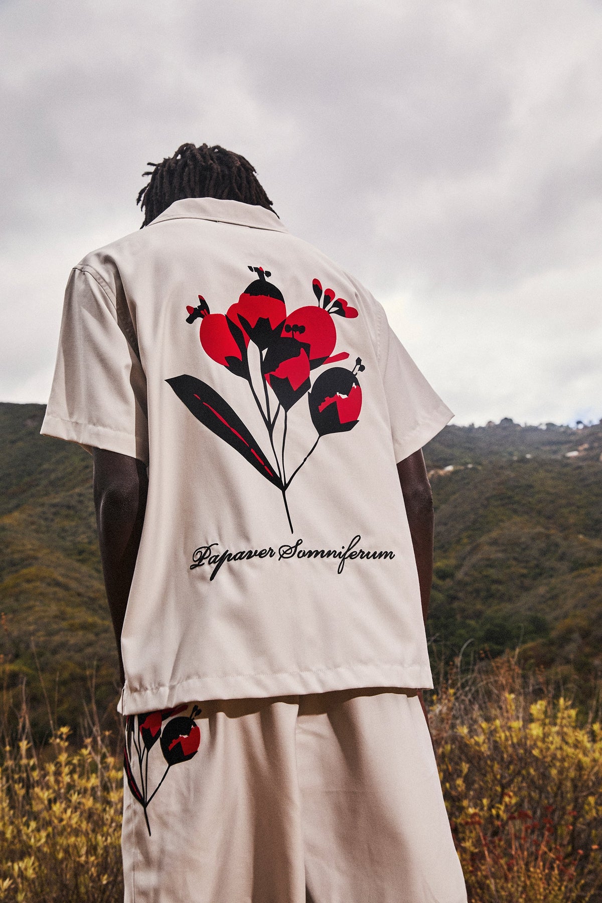 NATHAN SHORT SLEEVE SHIRT | BEIGE POPPY