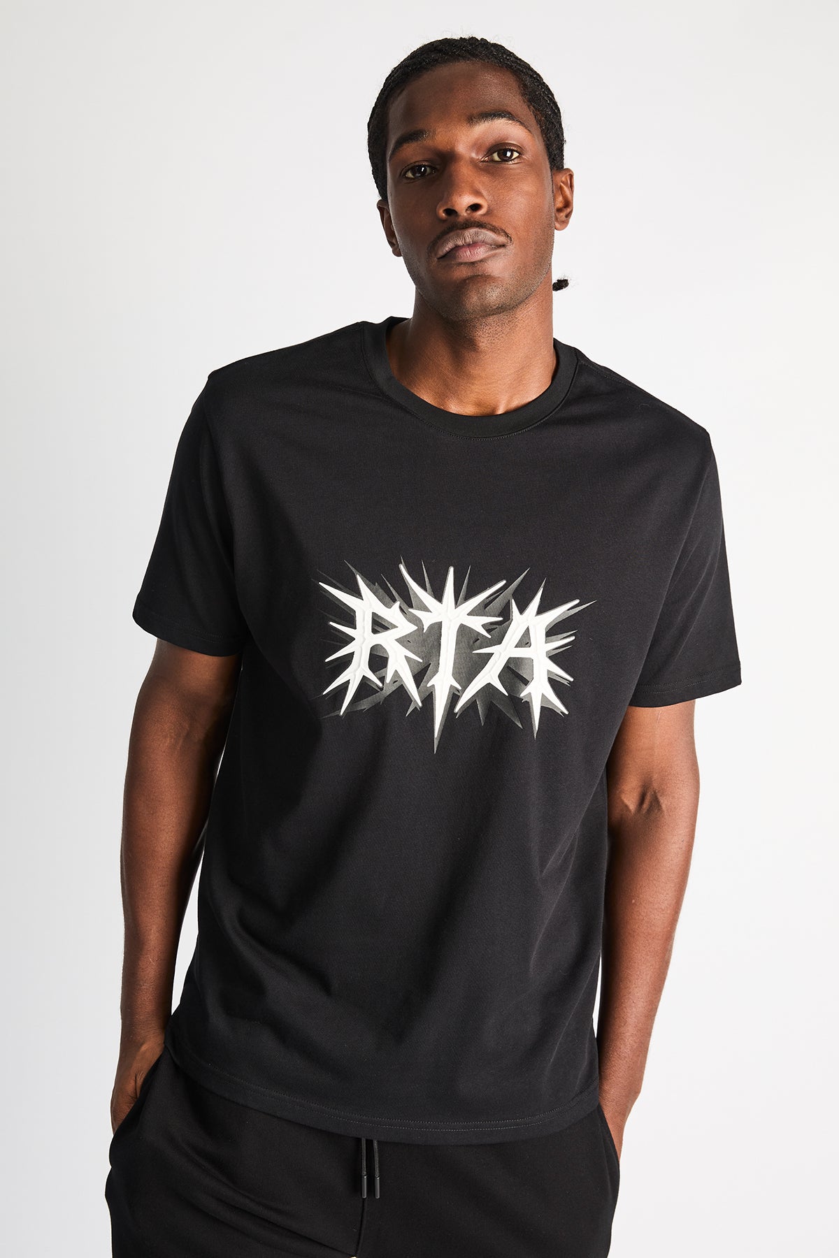 LIAM SHORT SLEEVE TEE | BLACK SPIKE RTA
