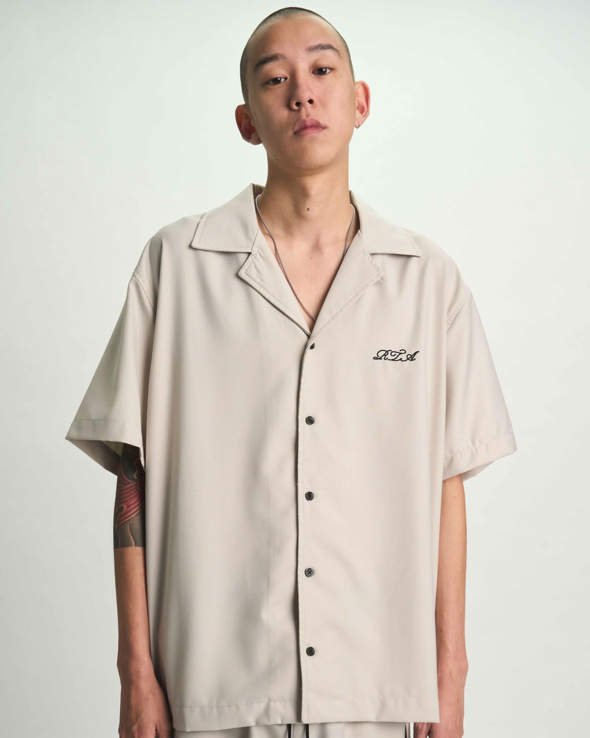 NATHAN SHORT SLEEVE SHIRT | BEIGE POPPY