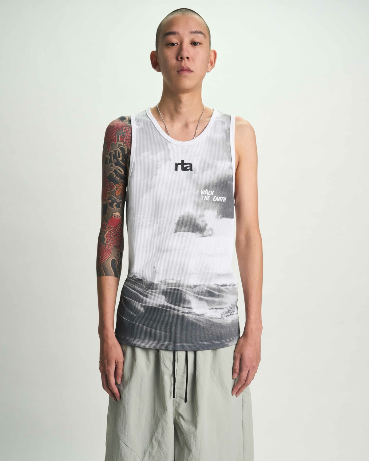 SYLVAIN TANK TOP | GREY CHAPARRAL