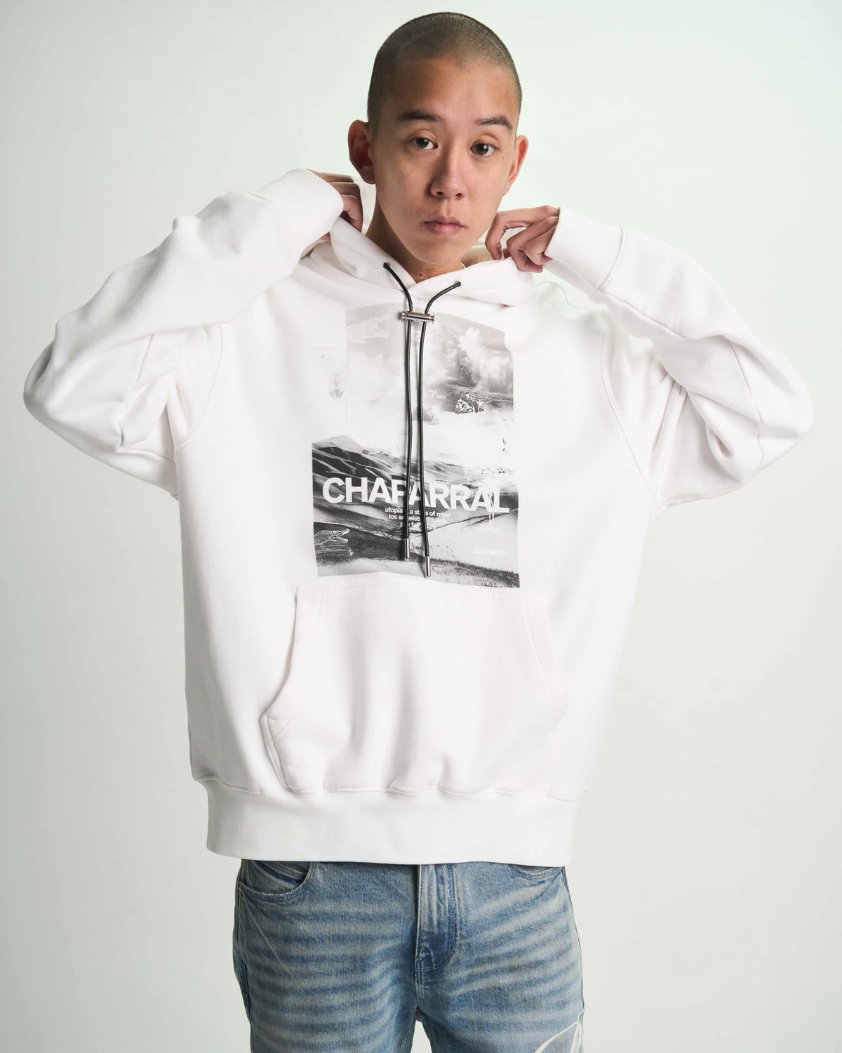 DION HOODIE | WHITE CHAPARRAL