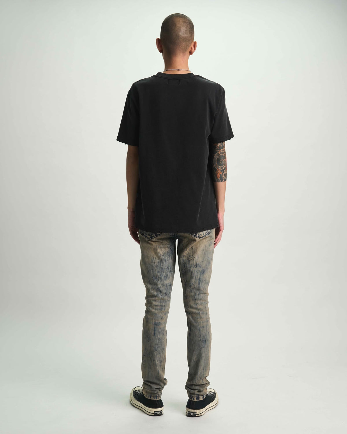 LIAM SHORT SLEEVE TEE | BLACK RTA THORN