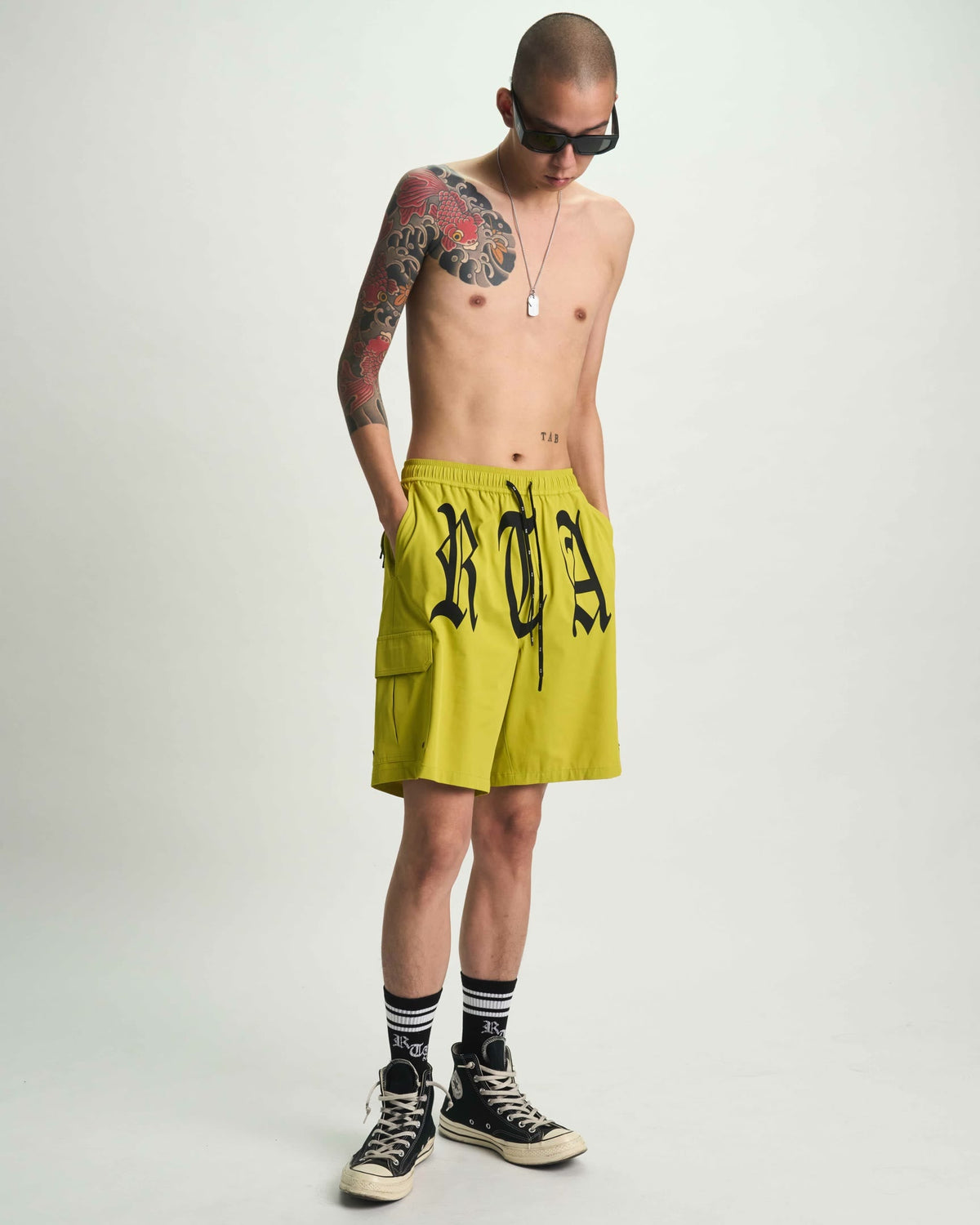 MIGUEL SWIM TRUNK | CITRON OLD ENGLISH RTA