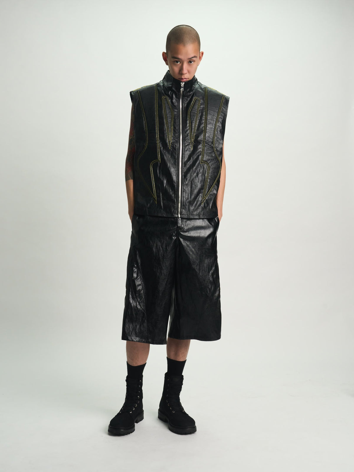 RAMI BIKER SHORT | BLACK