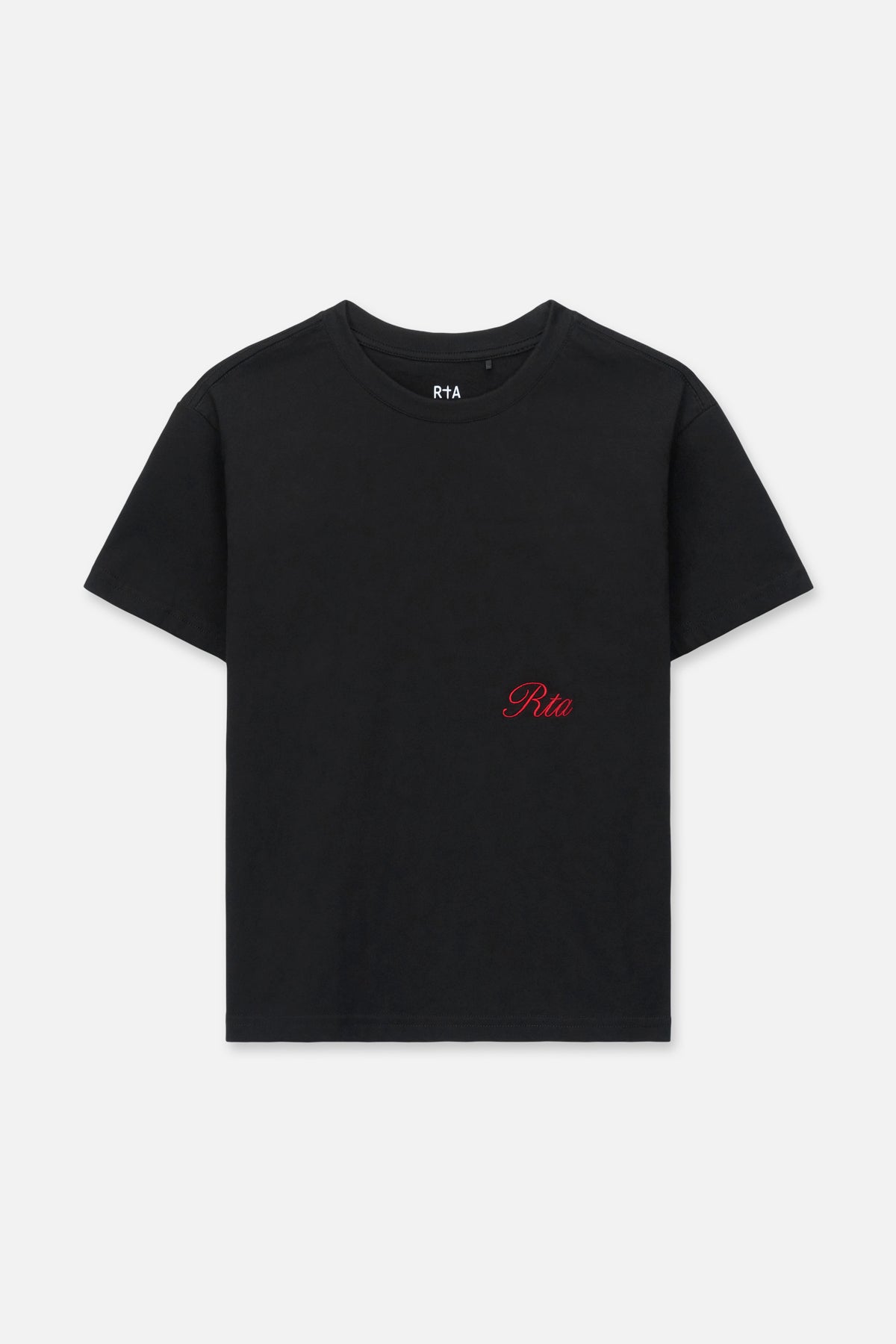 KIDS LAWSON TEE | BLACK CURSIVE RTA