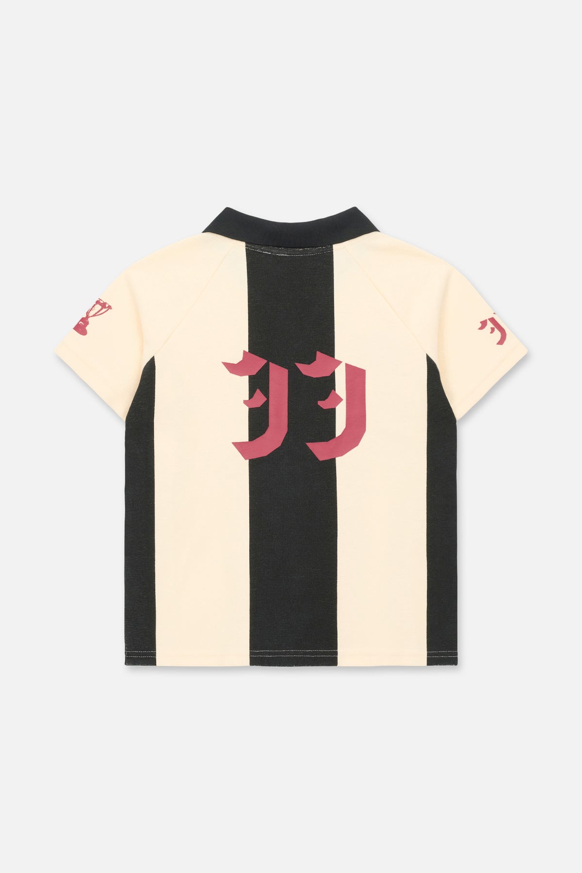 KIDS RYNZ SOCCER JERSEY | CREAM BLACK FUSION