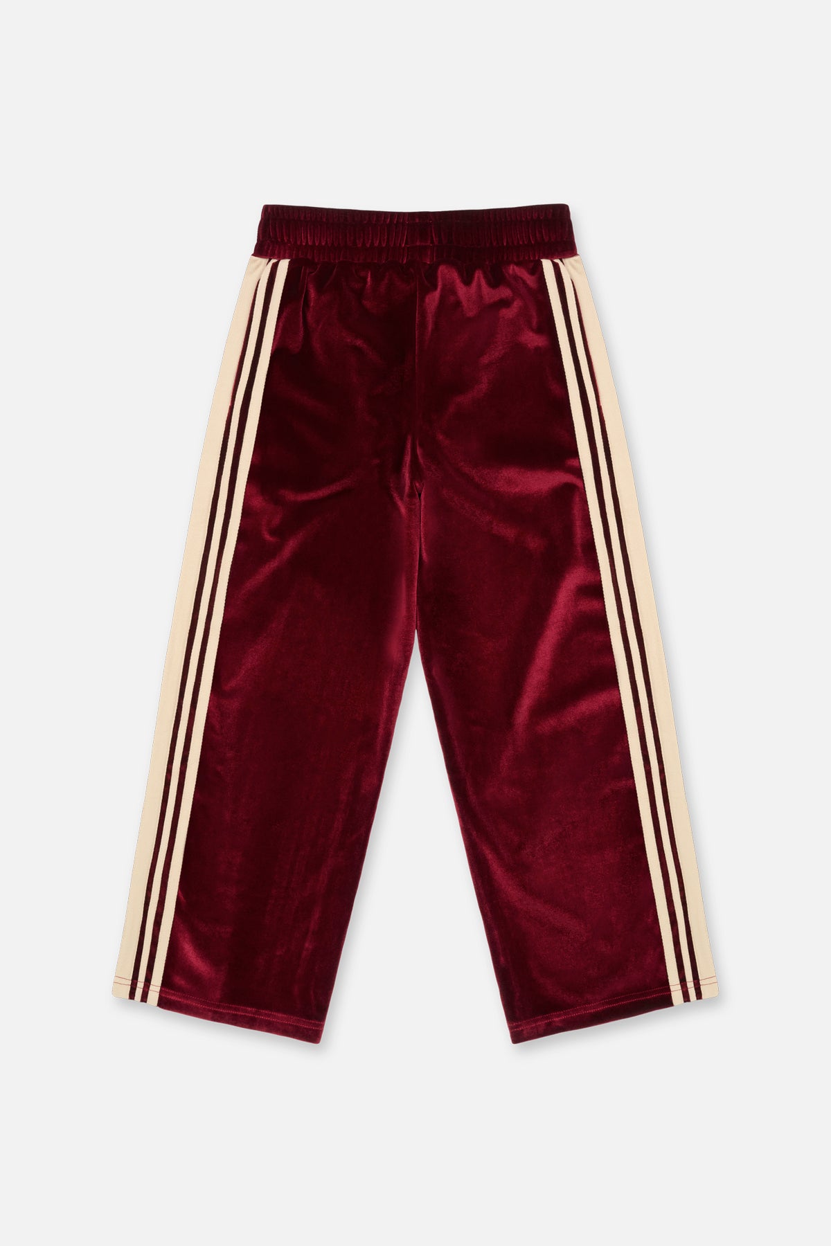KIDS LON WIDE LEG SWEATPANTS | BURGUNDY CREST