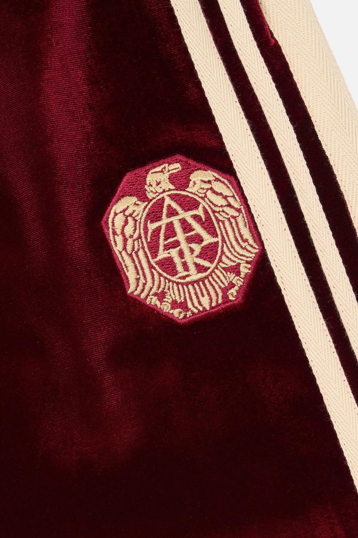 KIDS LON WIDE LEG SWEATPANTS | BURGUNDY CREST