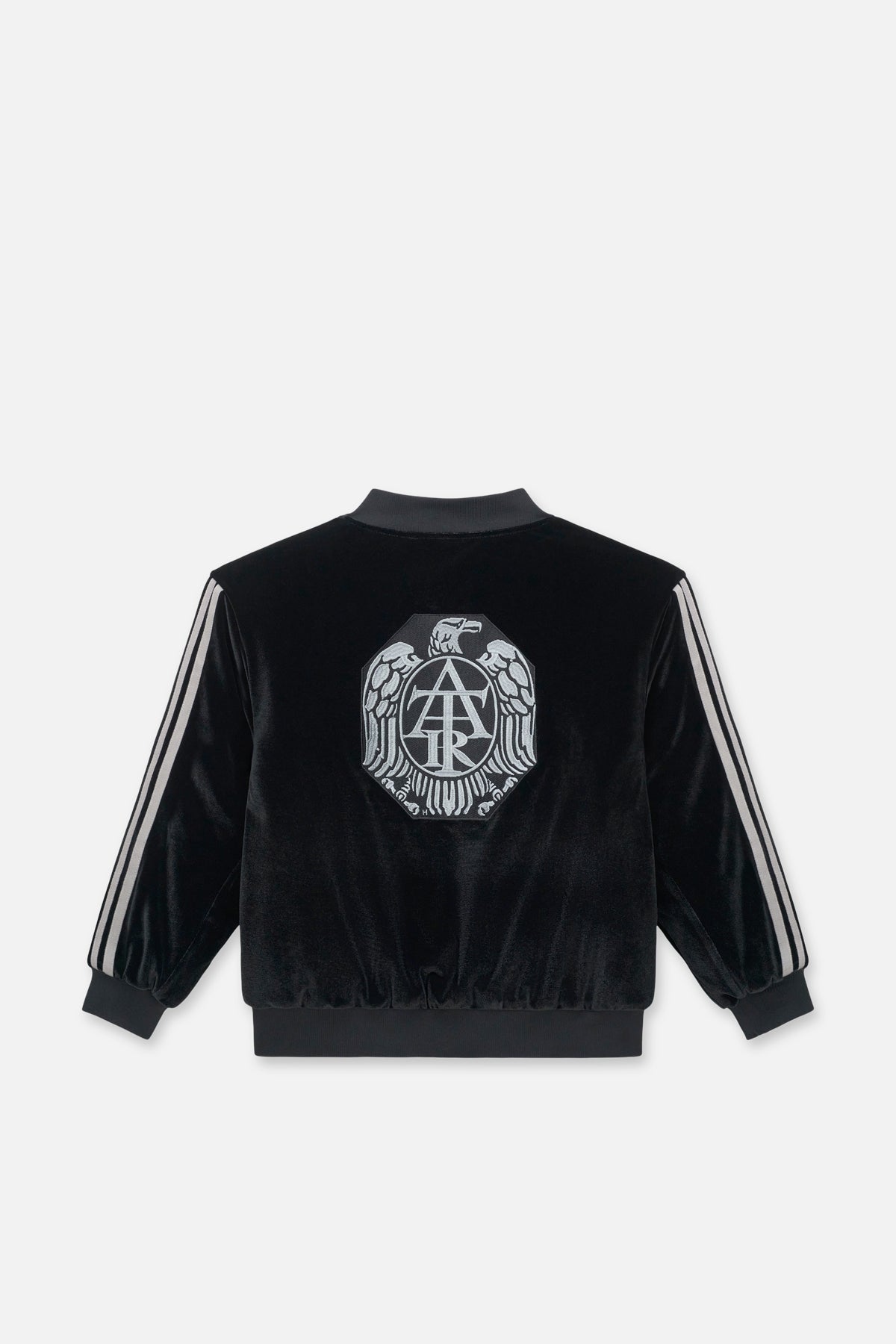 KIDS RIAN HOODED BOMBER | BLACK CREST