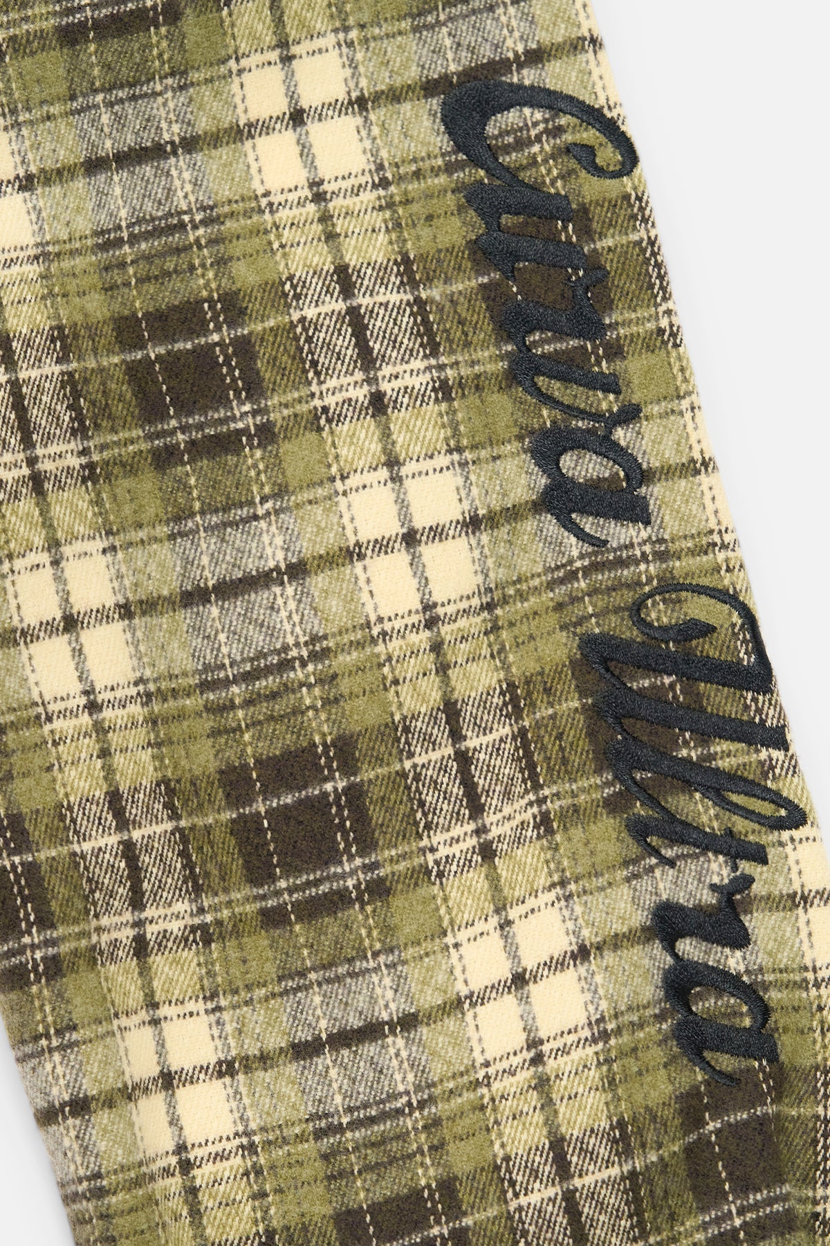 KIDS RANE BUTTON UP SHIRT | OLIVE PLAID