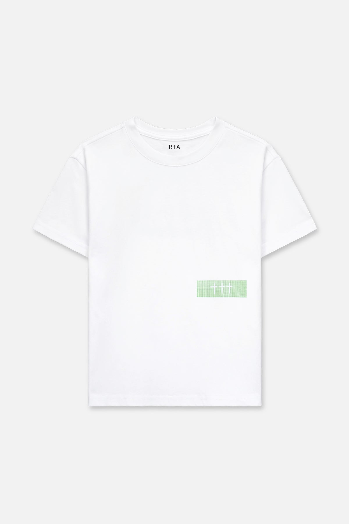 KIDS LAWSON SHORT SLEEVE TEE | WHITE GLITCH RTA
