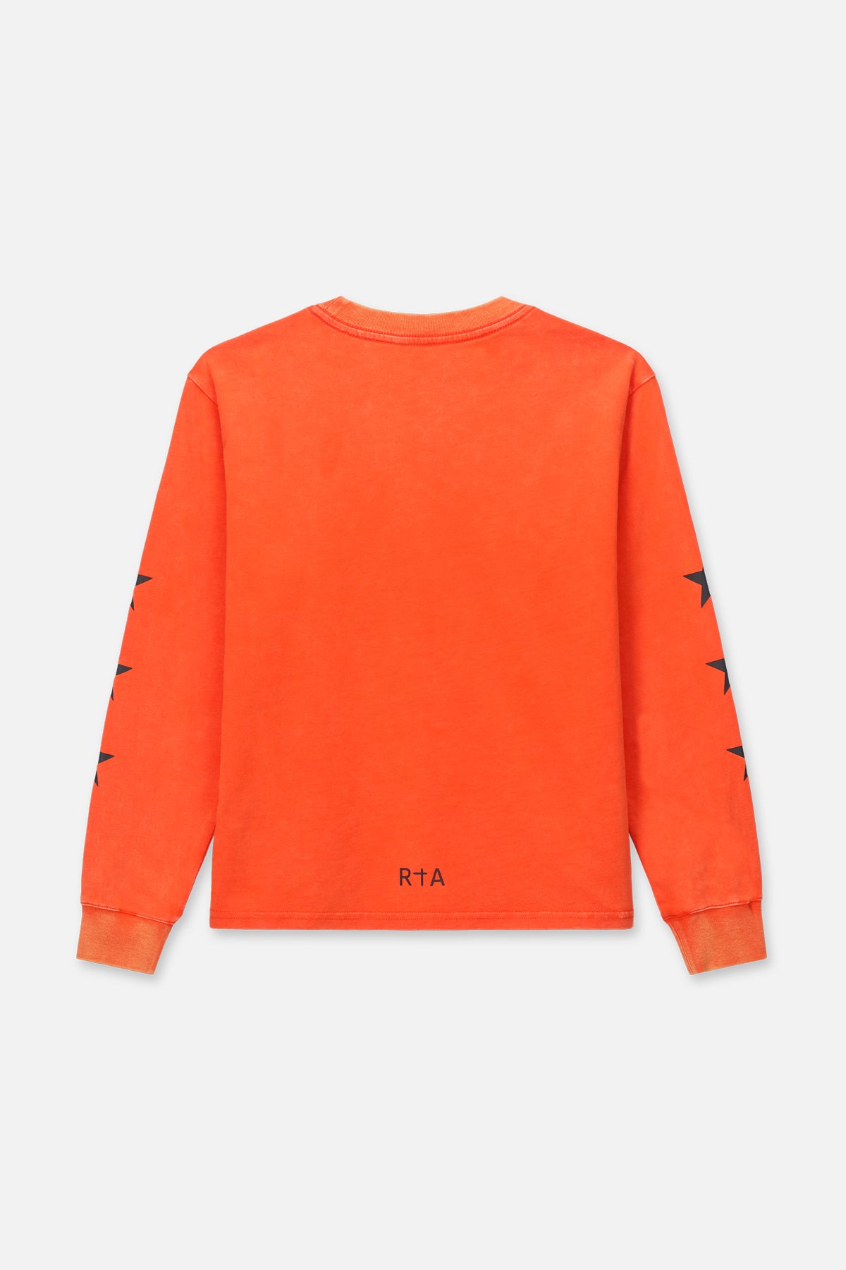 KIDS HOLLIS LONG SLEEVE TEE | ORANGE PLANETARY RTA