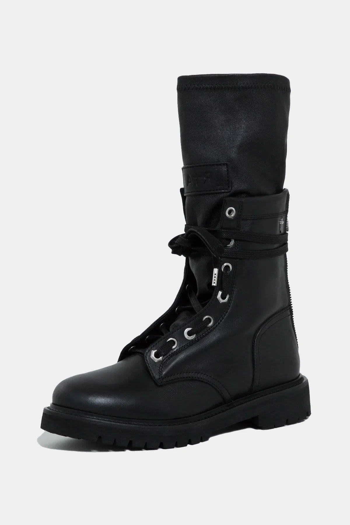 COMBAT BOOT | BLACK LEATHER