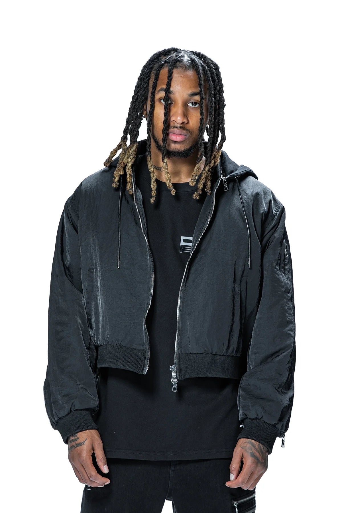 RTA X DDG MICKIE JACKET | BLACK ZIPPERS