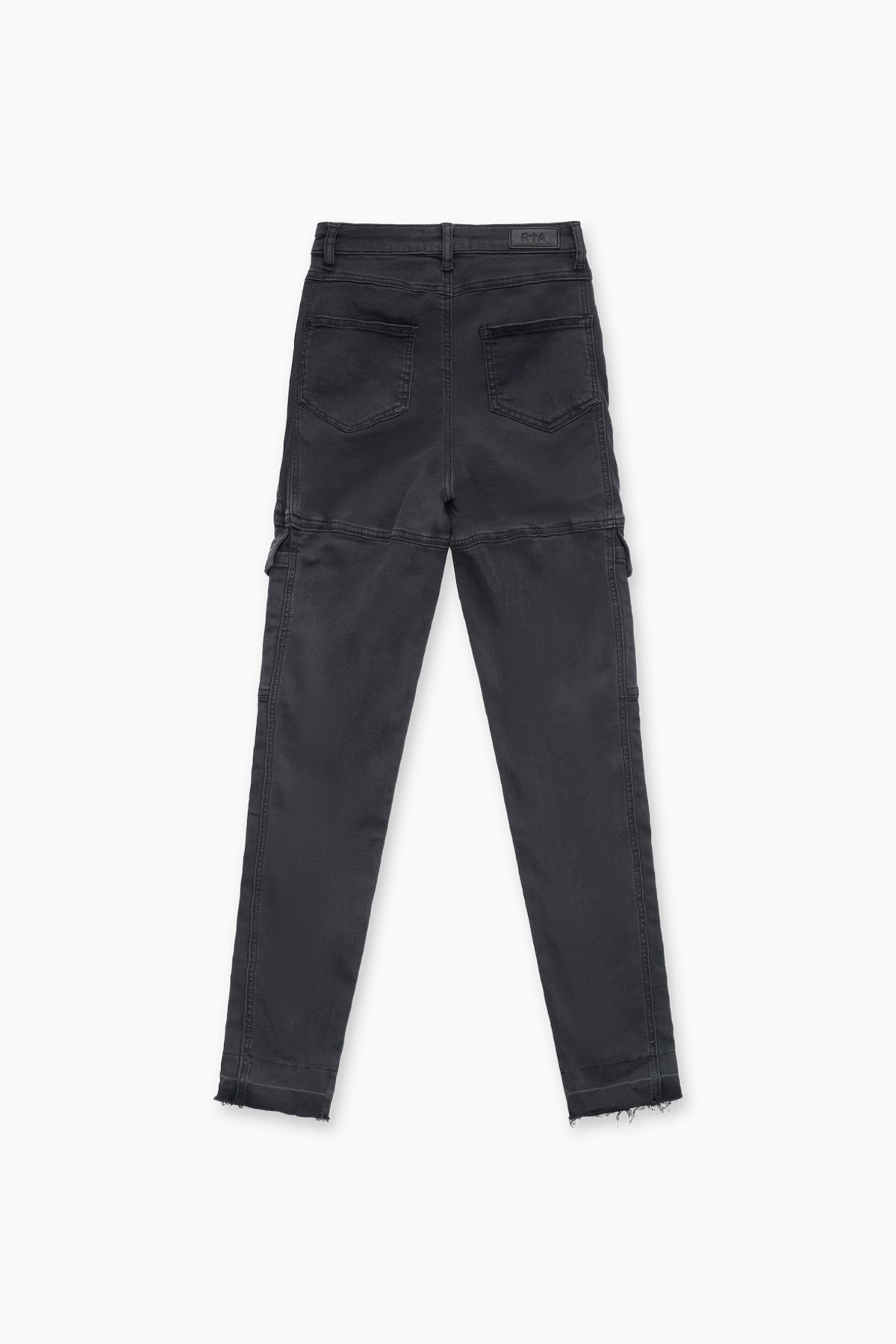EVA DENIM SLIM CARGO | DENIM CHARCOAL