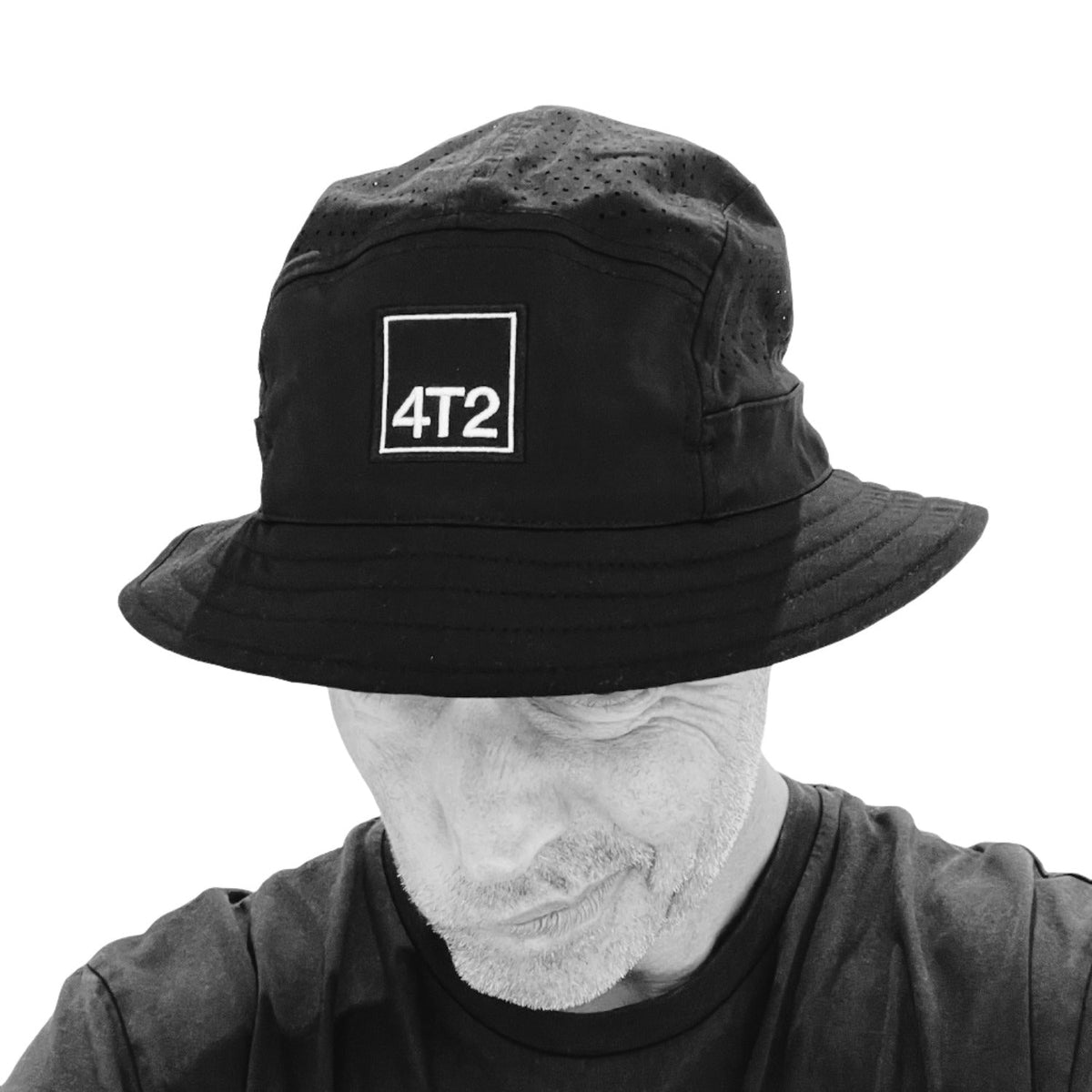 technical adjustable bucket hat, get lost.