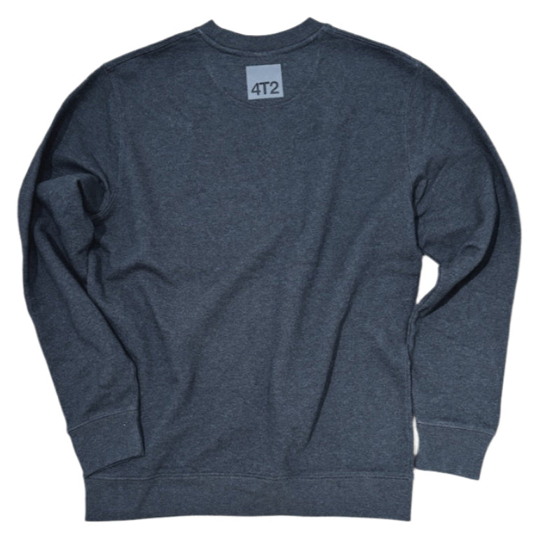 sweater, running is ugly, heather anthracite.