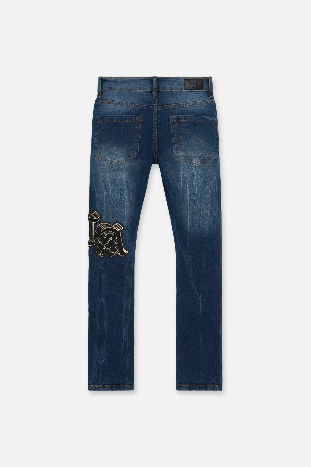 KIDS ANDERSON SKINNY JEAN | NAVY STORM OG PATCH
