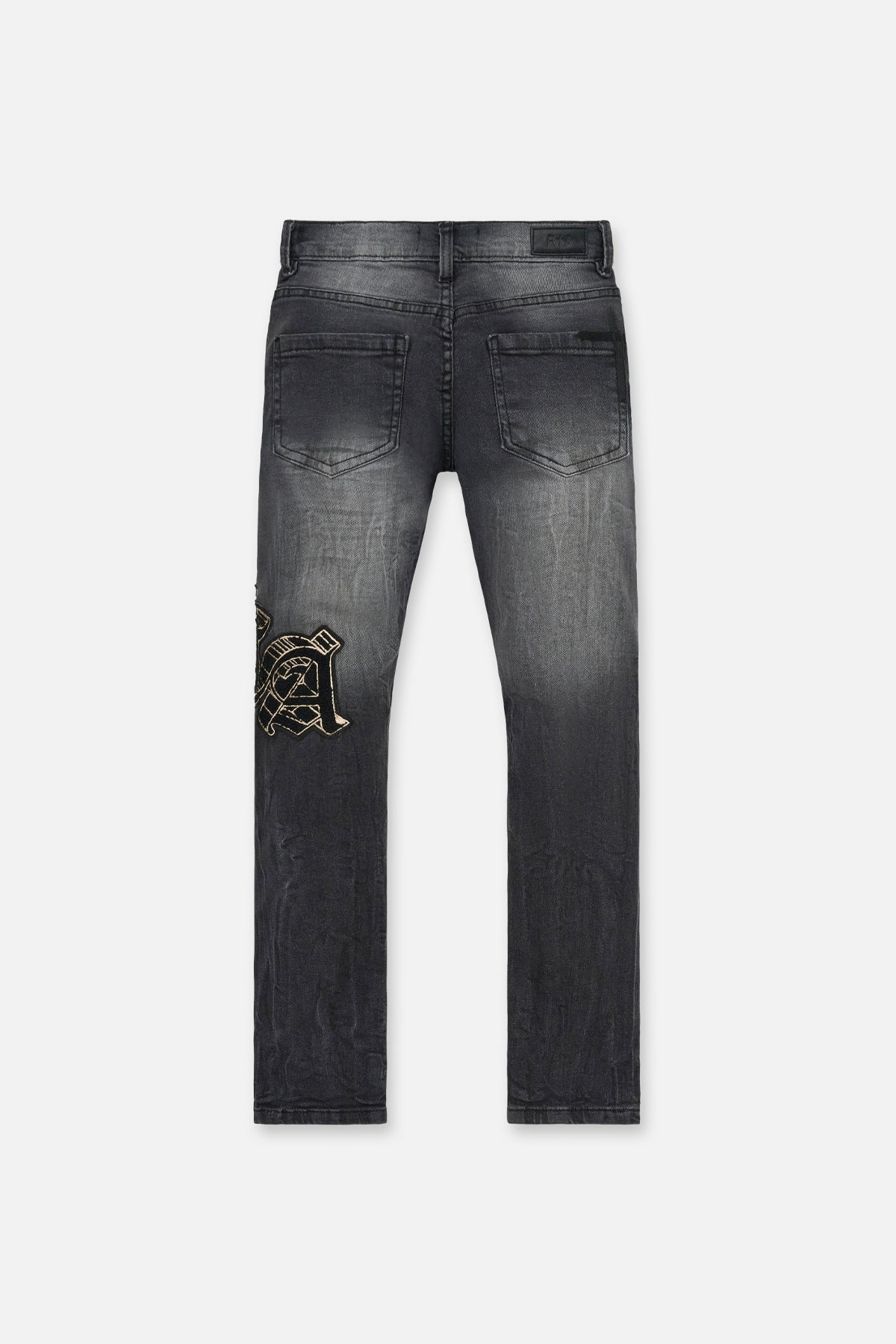 KIDS ANDERSON SKINNY JEAN | GREY STORM OG PATCH