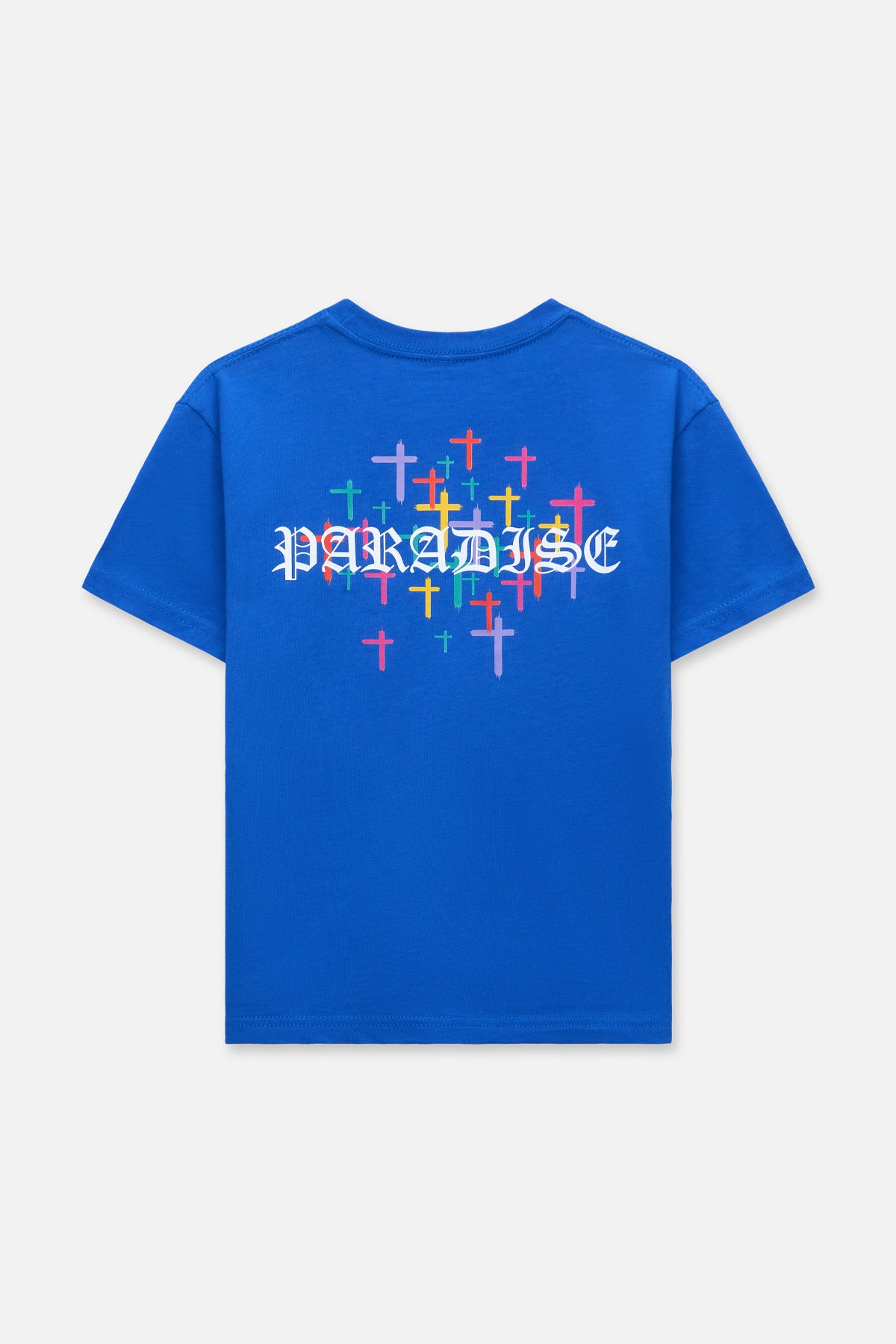 KIDS EDSON SHORT SLEEVE TEE | ROYAL BLUE OLD ENGLISH PARADISE