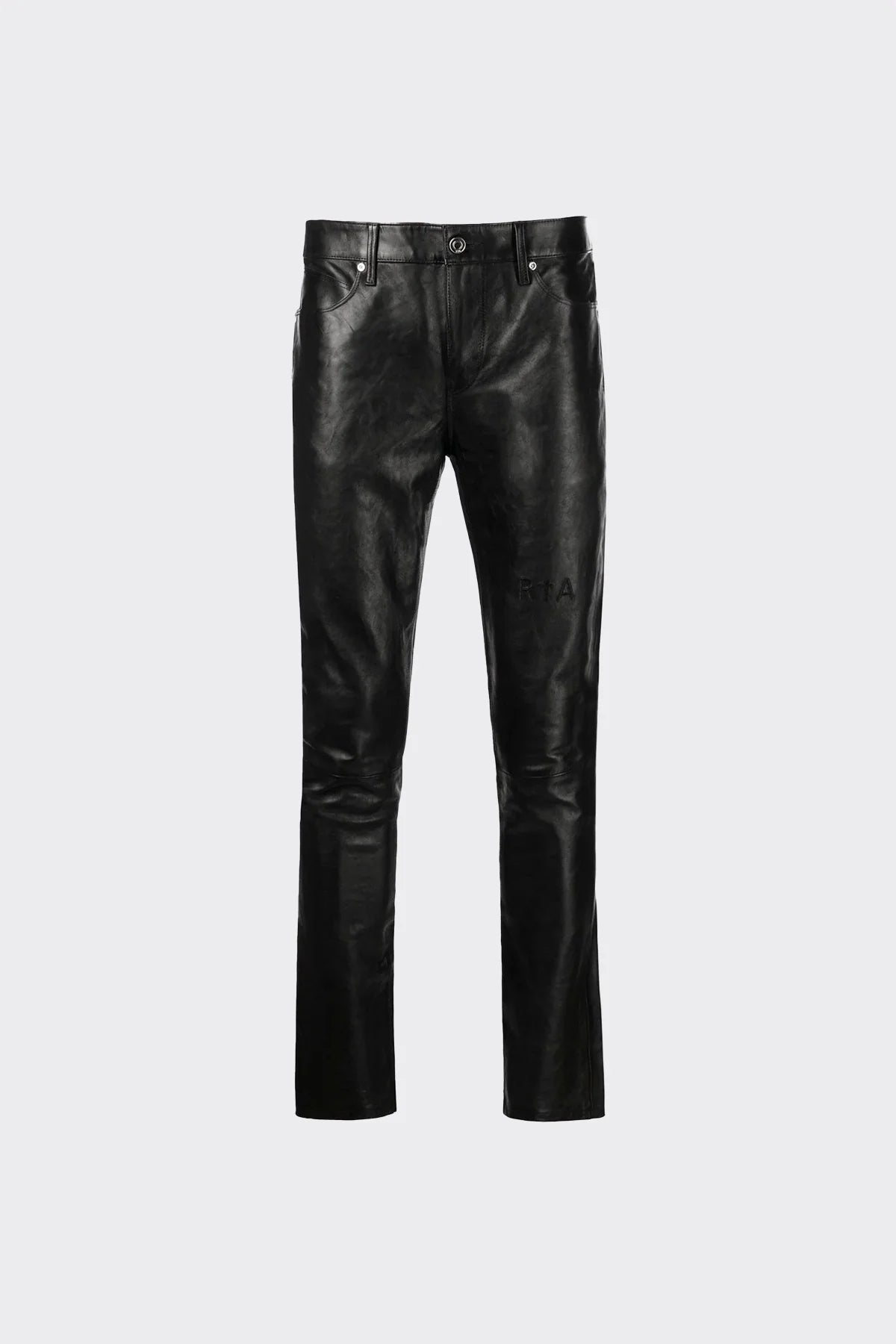 AKIO LEATHER PANT | BLACK