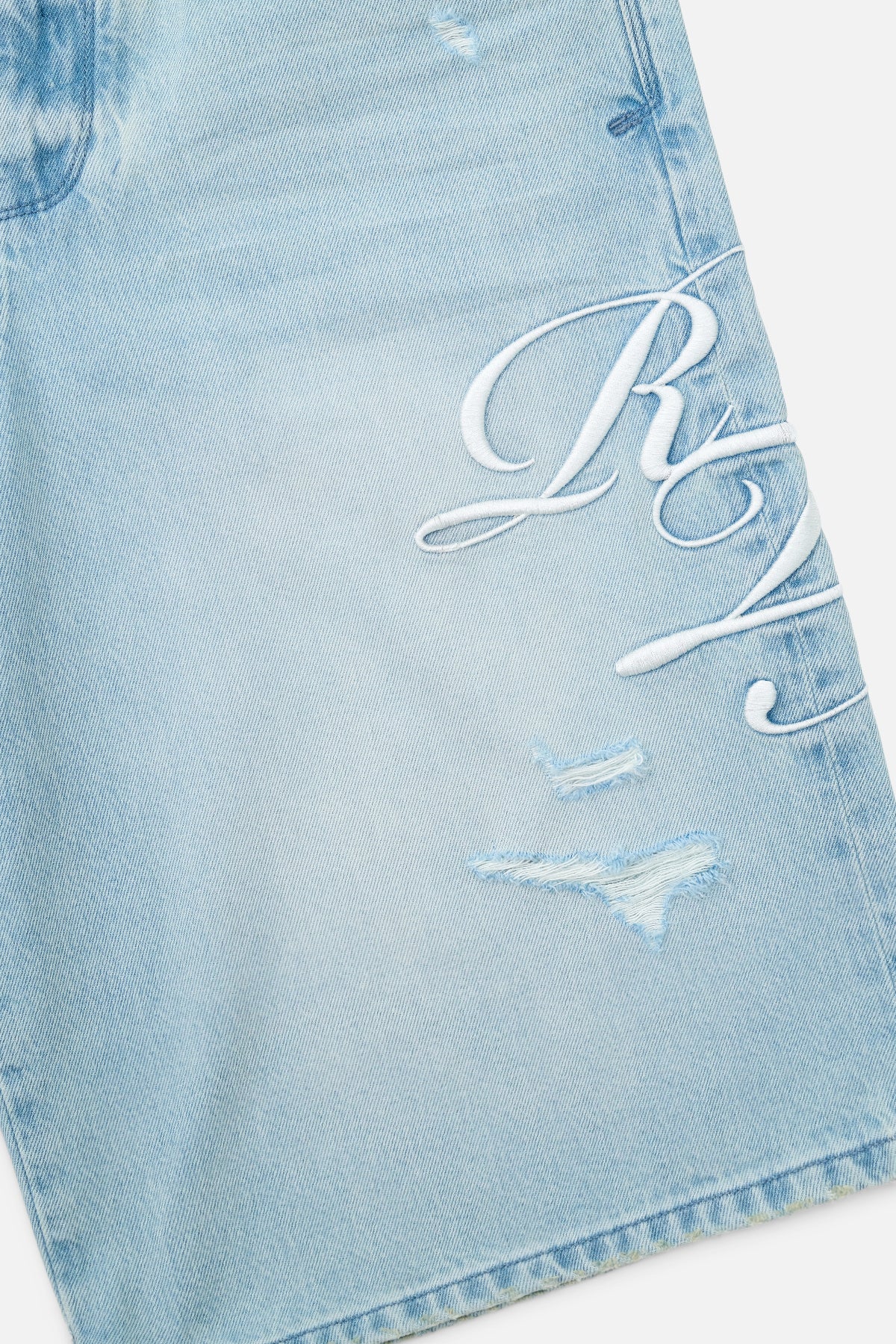 GUSTAVO DENIM SHORT | SOFT HORIZON CURSIVE