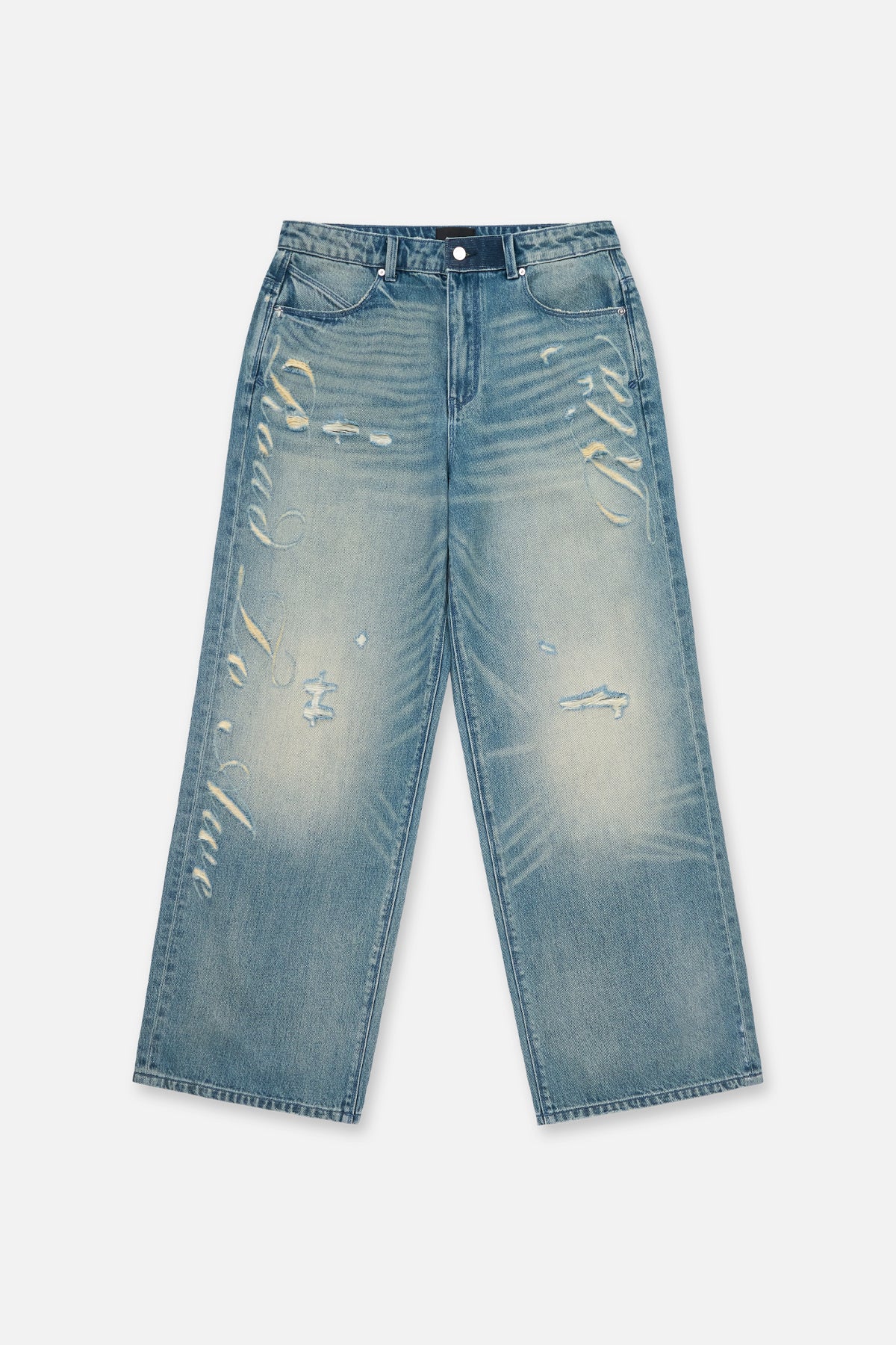 FRANCO WIDE LEG JEAN | GOLDEN INDIGO LASER RTA