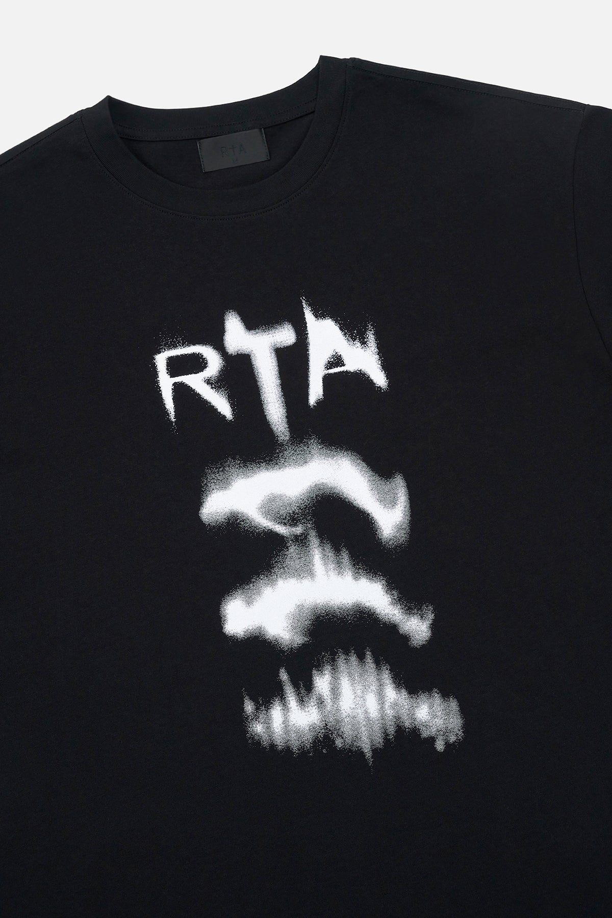 COLIN OVERSIZED SHORT SLEEVE TEE | BLACK ASCENDING RTA