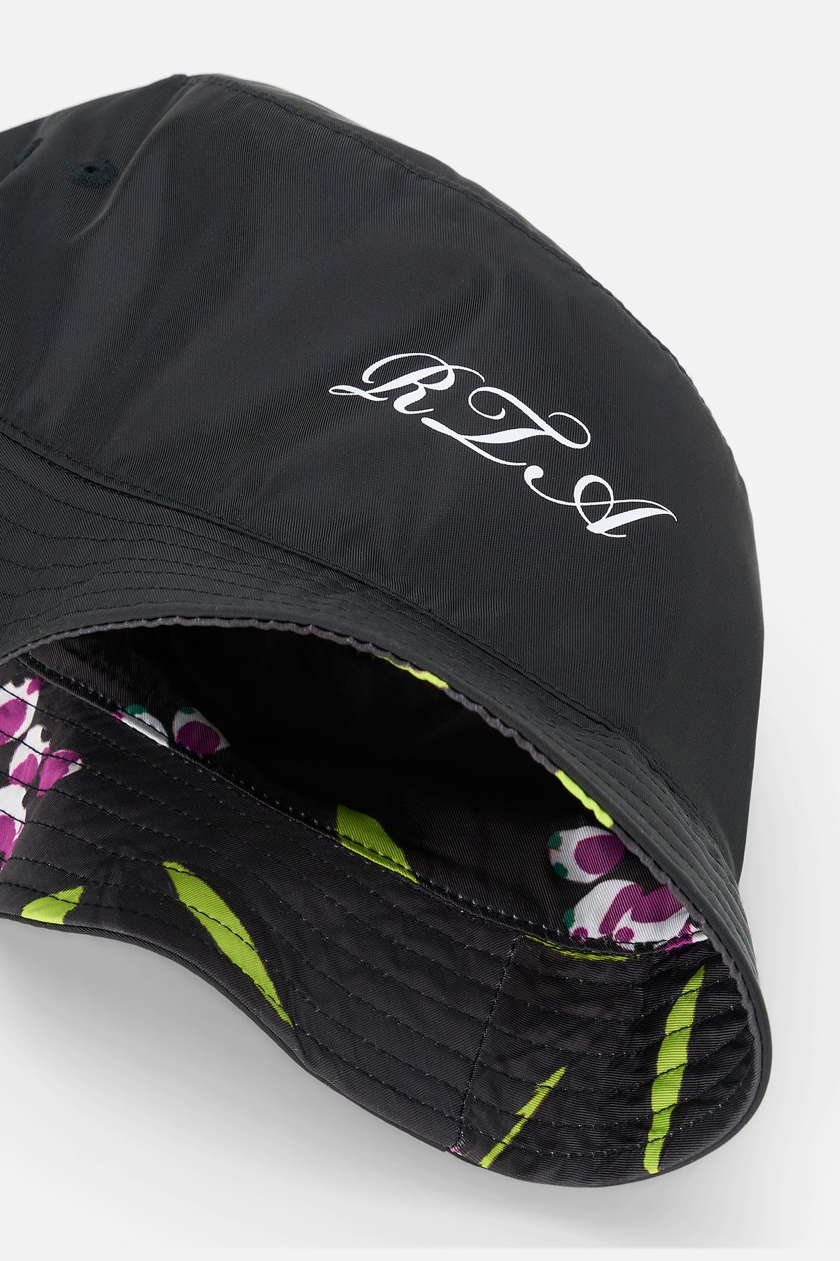 MARCUS BUCKET HAT | BLACK CURSIVE RTA