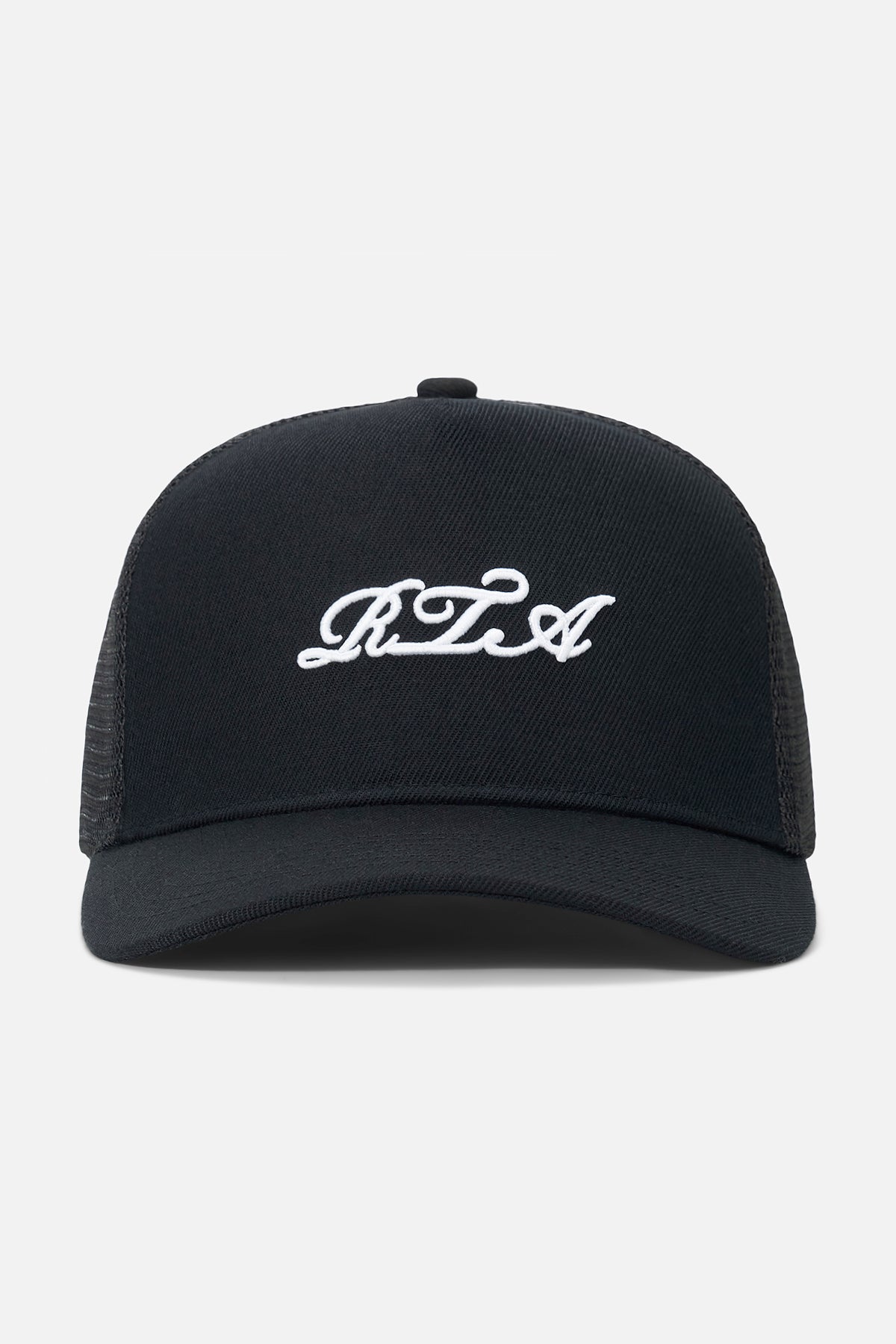 GIDEON TRUCKER HAT | BLACK CURSIVE RTA