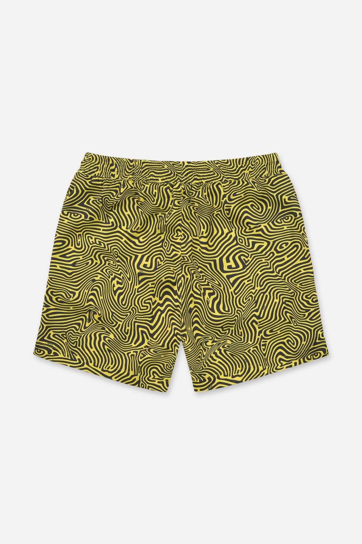 CLYDE ELASTICATED SHORT | BLACK TOPOGRAPHY