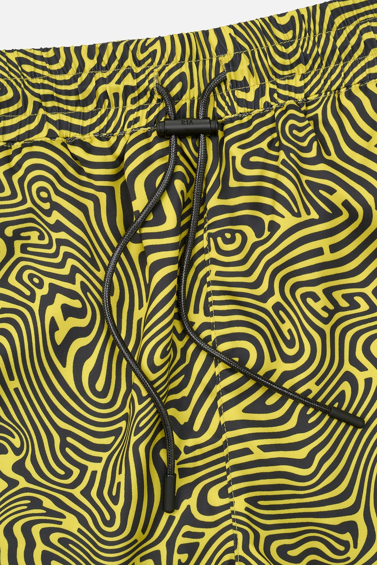 CLYDE ELASTICATED SHORT | BLACK TOPOGRAPHY