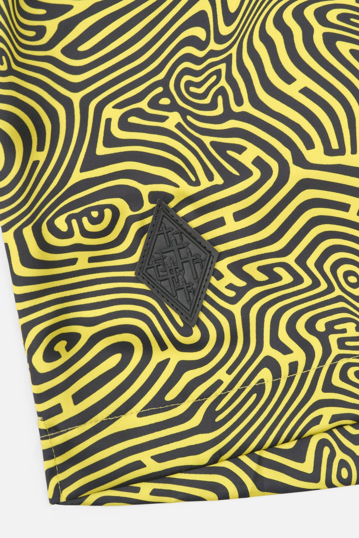 CLYDE ELASTICATED SHORT | BLACK TOPOGRAPHY