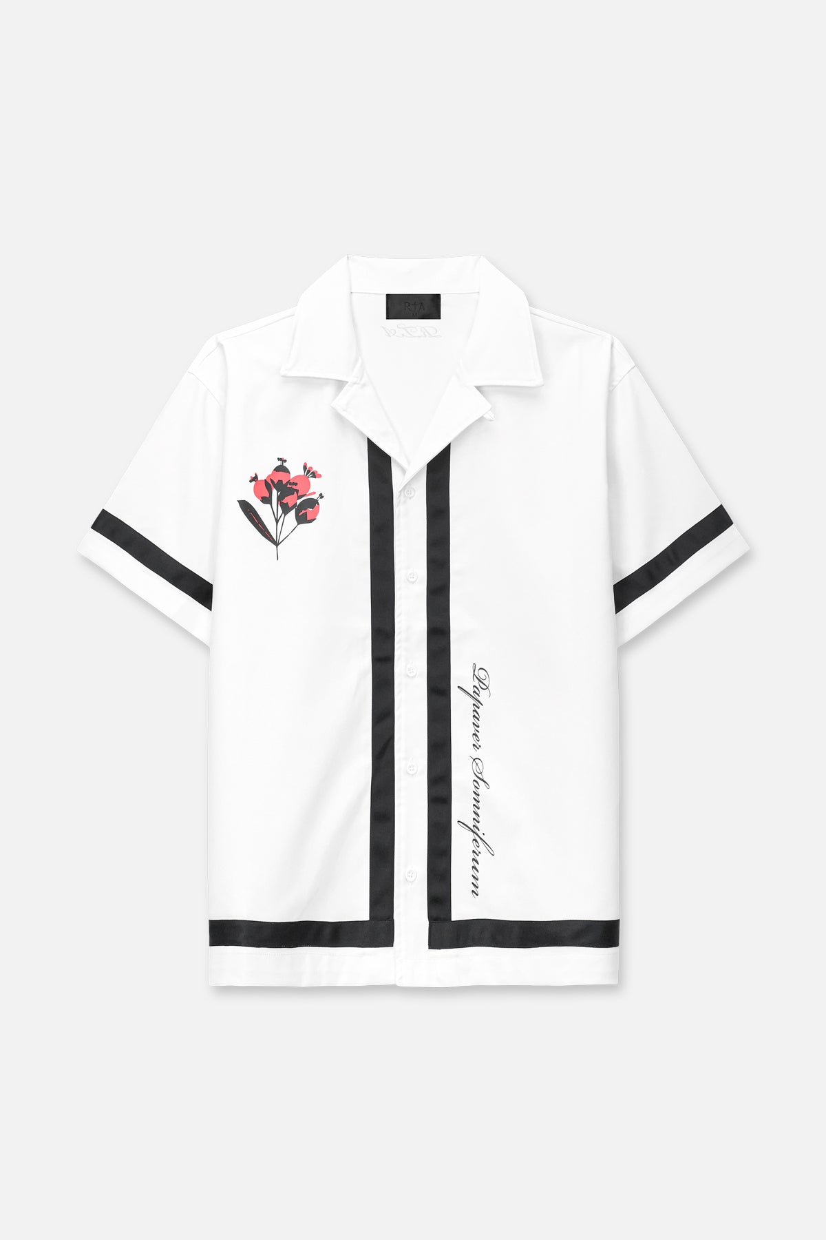 NATHAN SHORT SLEEVE SHIRT | WHITE POPPY