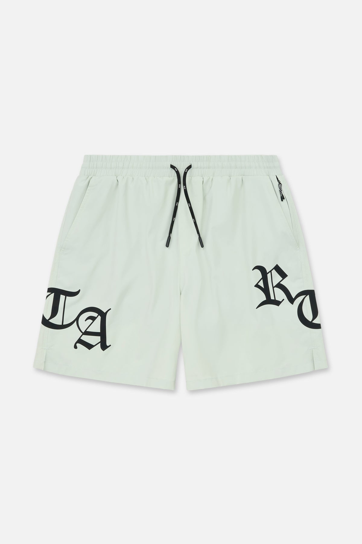 MARK SWIM TRUNK | LIGHT TEAL OLD ENGLISH RTA