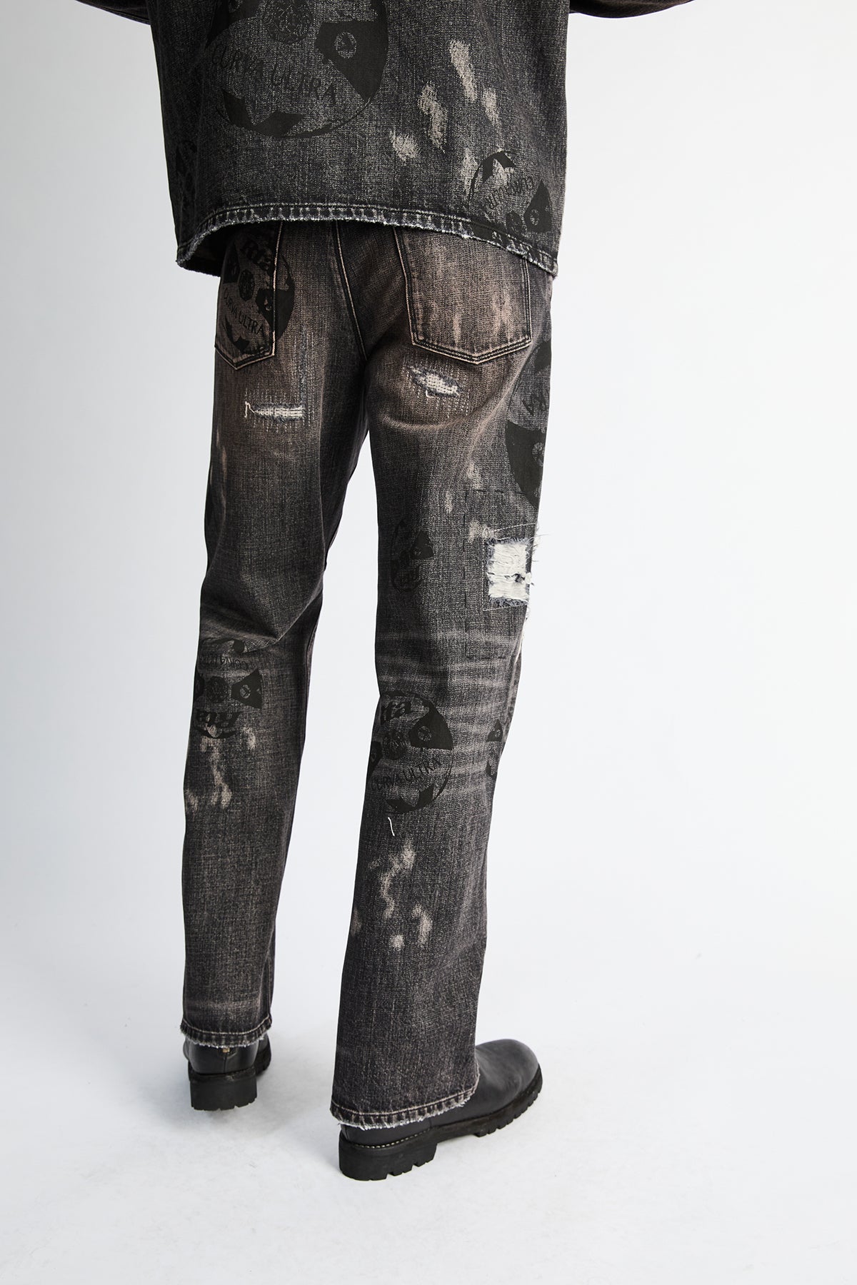 JONAS STRAIGHT LEG JEAN | CHARCOAL EMBER ALLOVER SOCCER