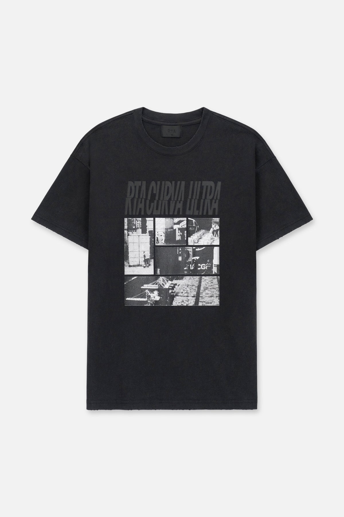 COLIN OVERSIZED TEE | VINTAGE BLACK PHOTO MONTAGE