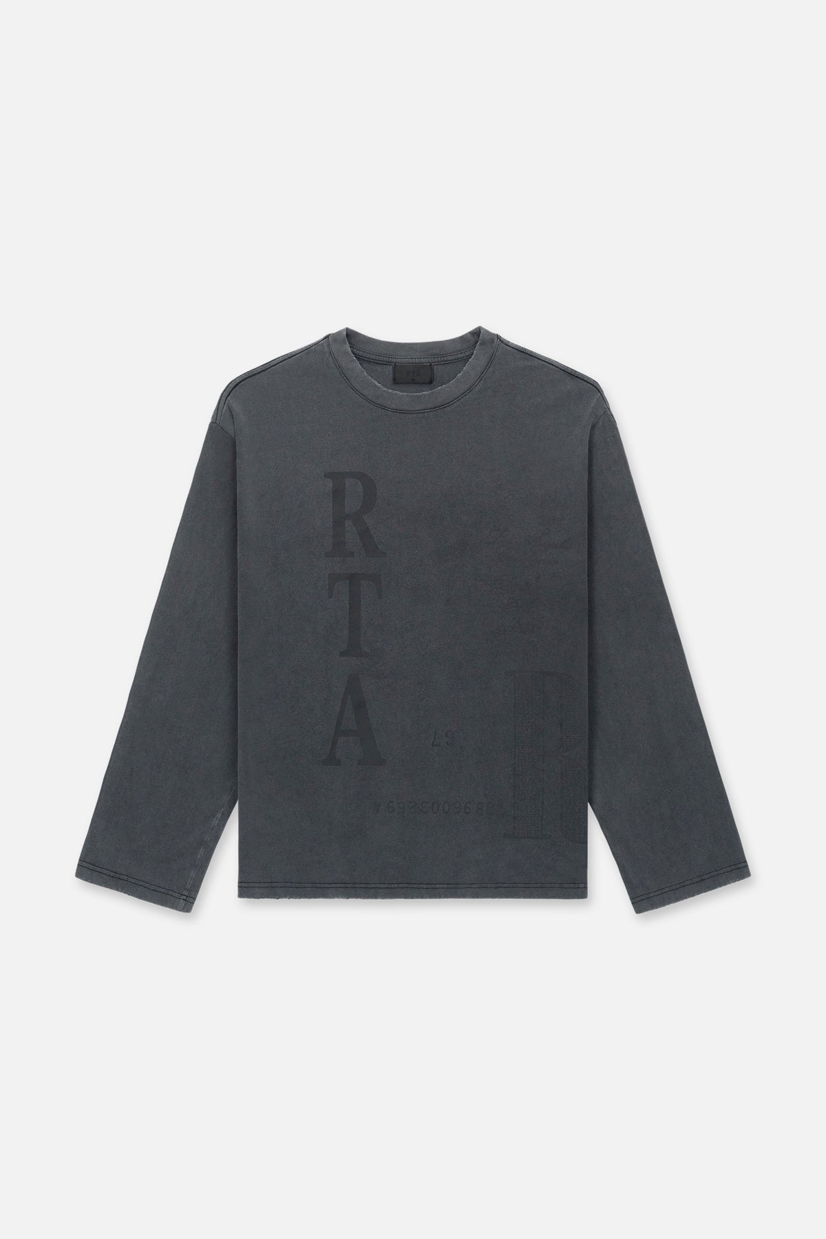 MARCEAU OVERSIZED LS TEE | VINTAGE BLACK COUNTERFEIT