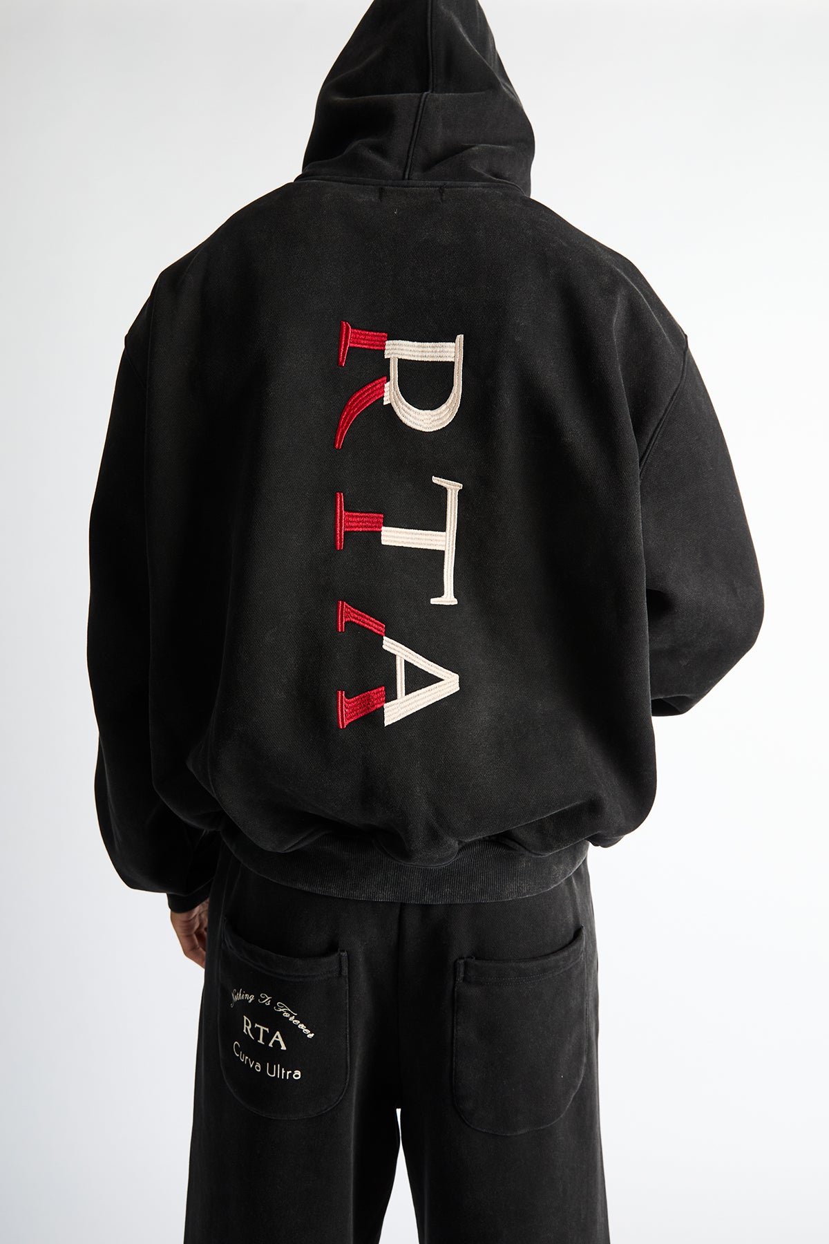 RIKO HALF ZIP UP | VINTAGE BLACK COMBO