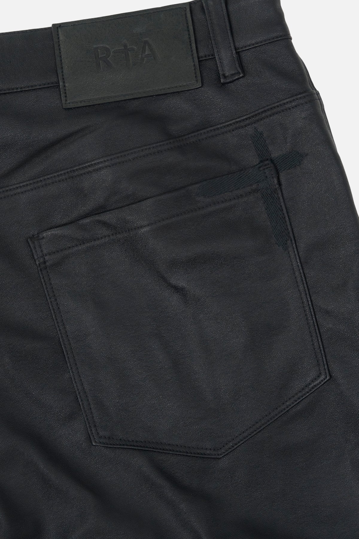 MAEL SLIM FLARE JEAN | BLACK DESCENDING CROSS