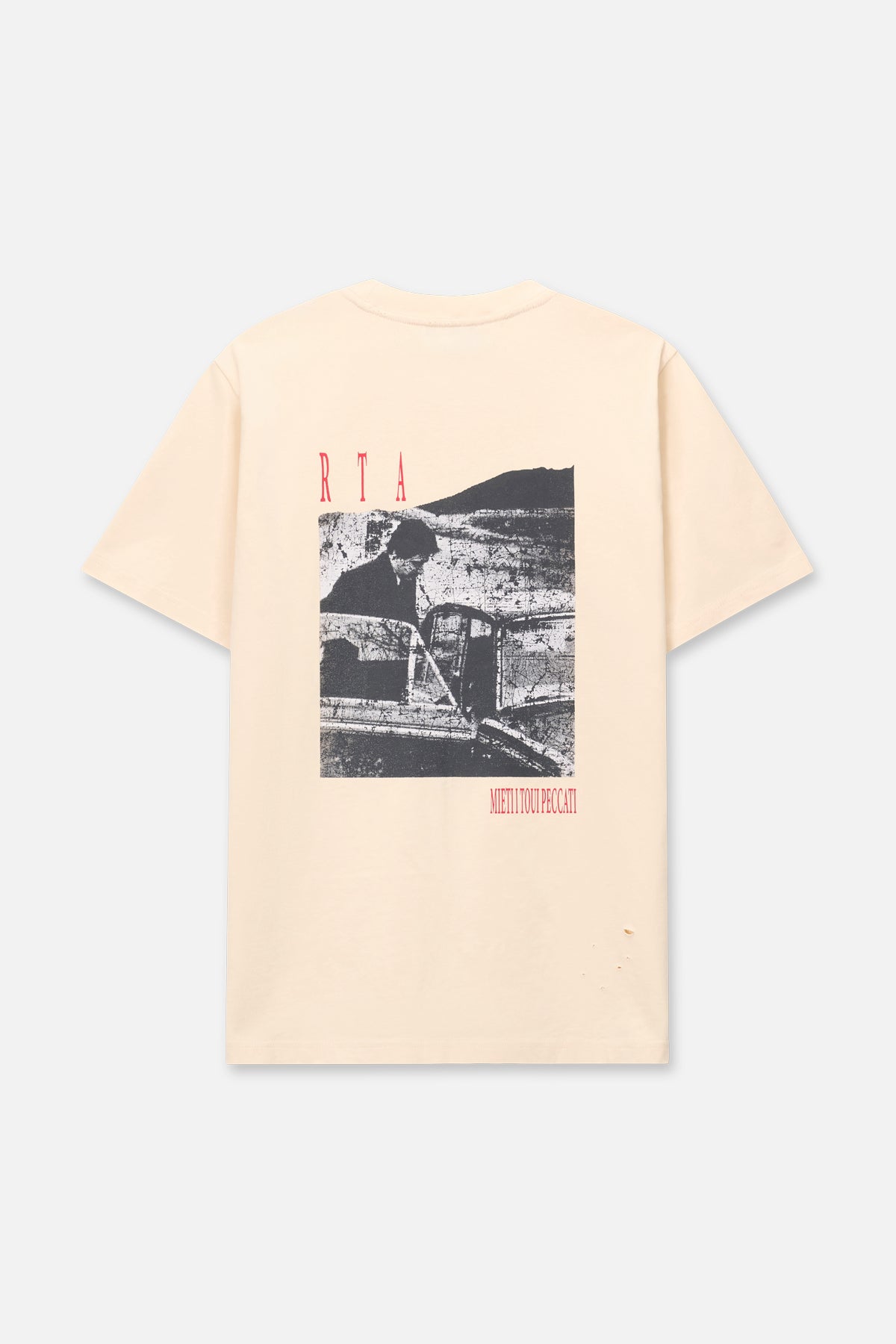LIAM SHORT SLEEVE TEE | BONE CURVA PHOTO