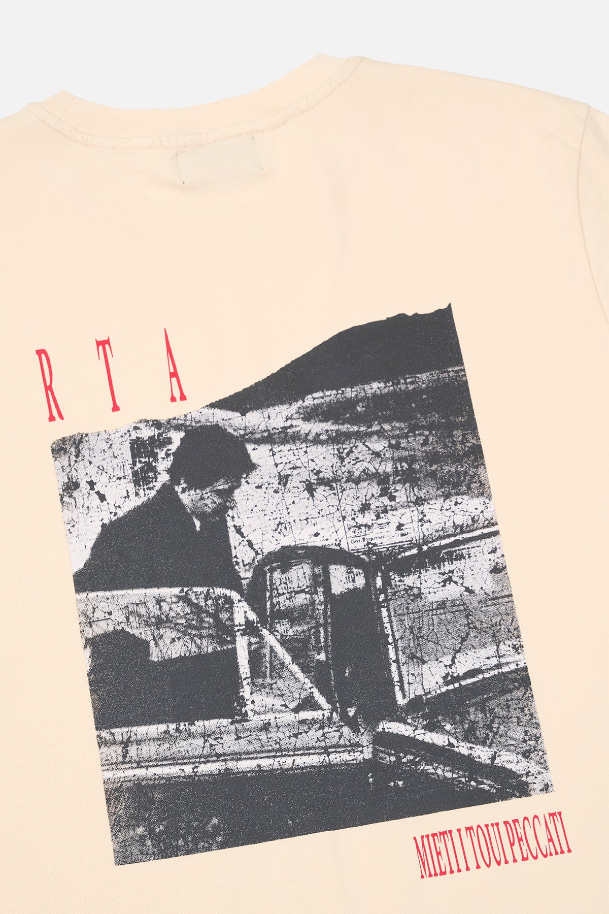 LIAM SHORT SLEEVE TEE | BONE CURVA PHOTO