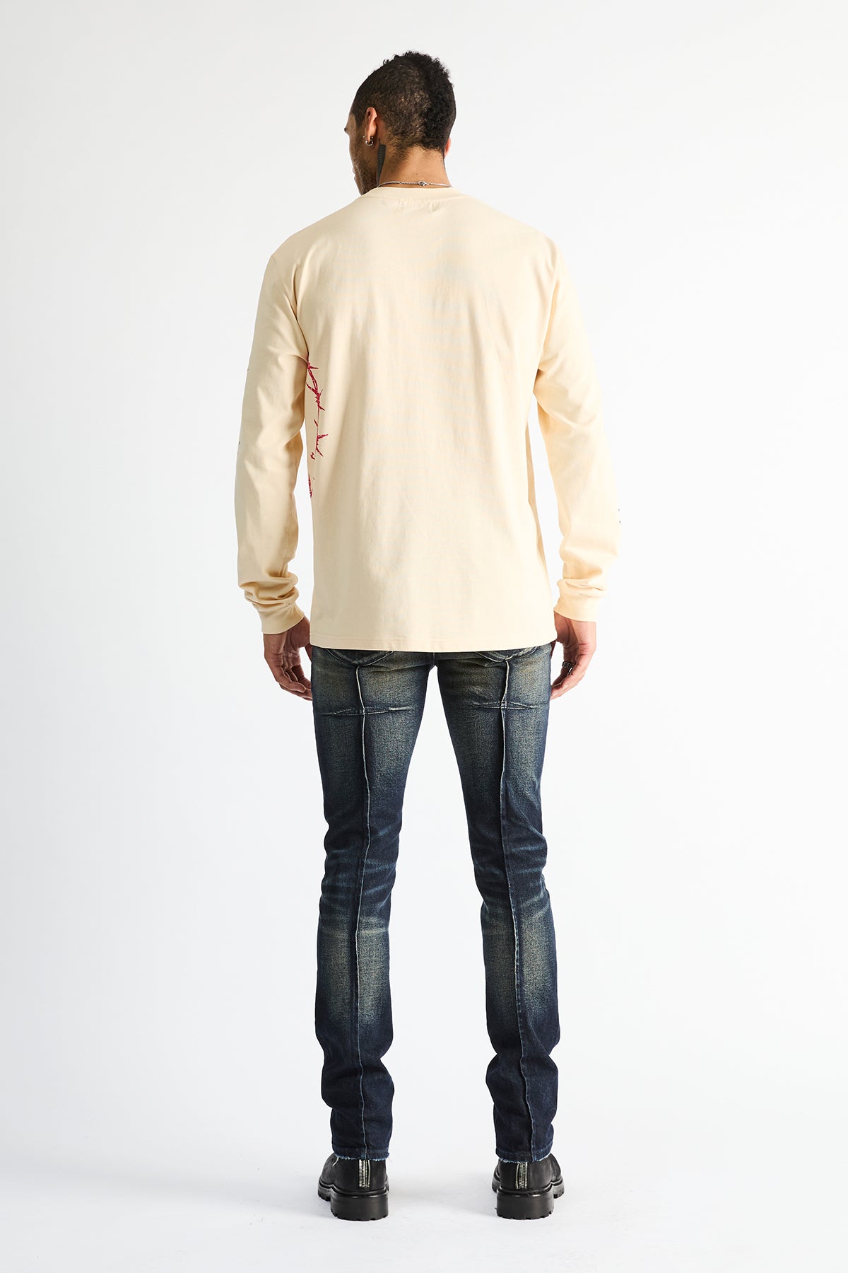 LAWRENCE LONG SLEEVE TEE | BONE STAR WIRE